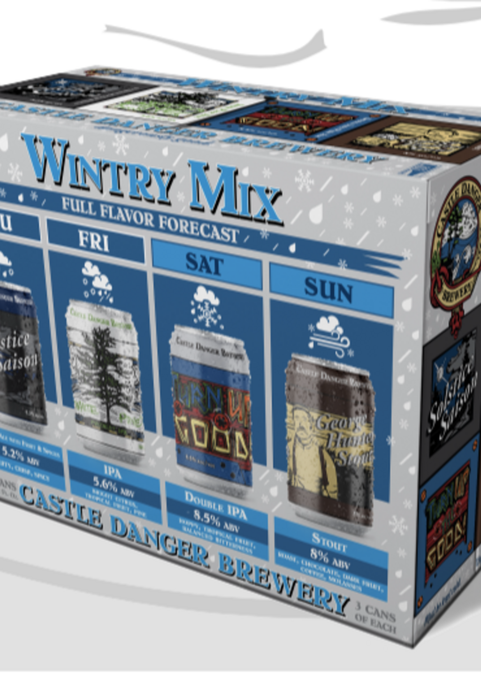 Castle Danger Brewing Co Castle Danger Wintry Variety 12 Can