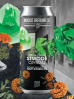Modist Brewing Company Modist Mega Liquid Simcoe Crystals DDH Hazy DIPA 4 can