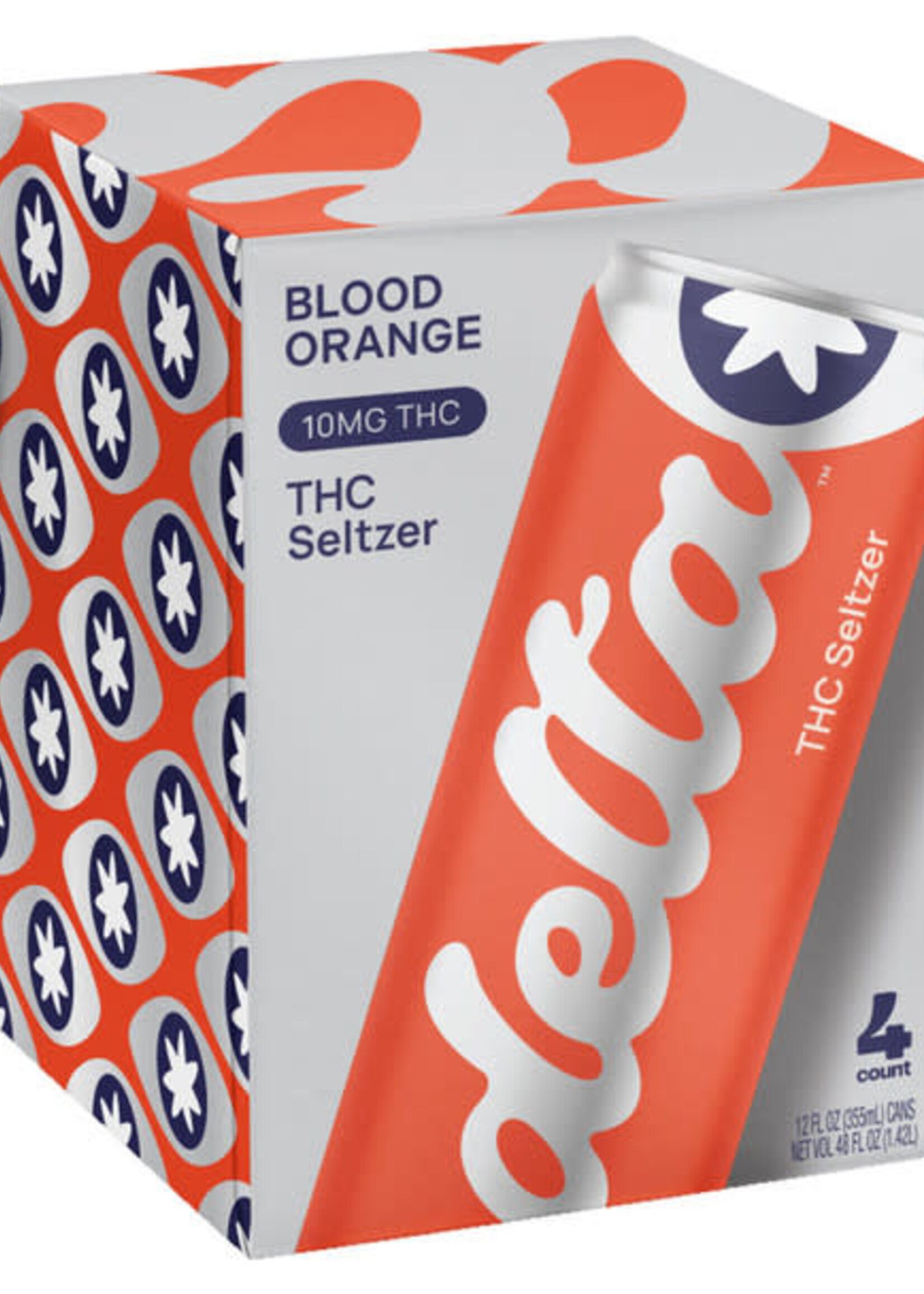 Delta THC Delta Blood Orange 10MG THC 4 can