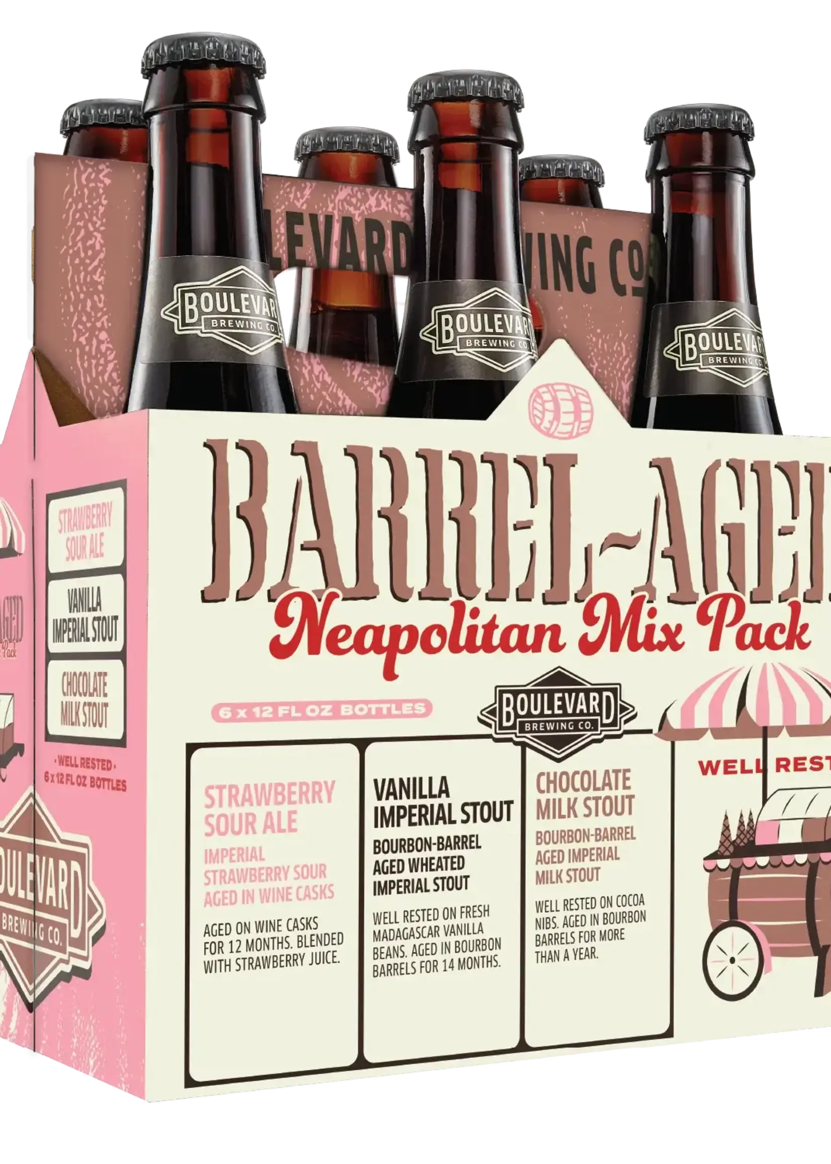 Boulevard Brewing Boulevard Barrel-Aged Neapolitan Mix Pack 6 btl