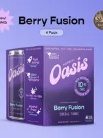 Herbal Oasis Herbal Oasis Berry Fusion 10mg THC 10mg CBG 4 Can