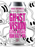 Modist Brewing Company Modist Ghost Vision Citra Mosaic DDH Hazy IPA 4 can