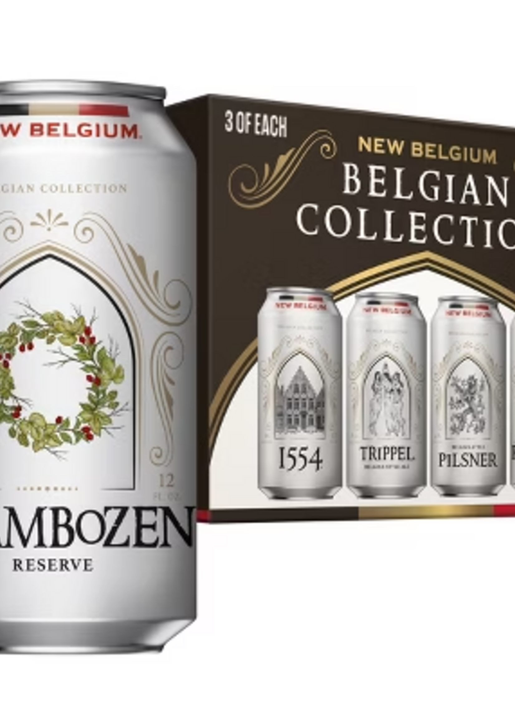 New Belgium Brewing NBB Belgian Collection Variety 12 can