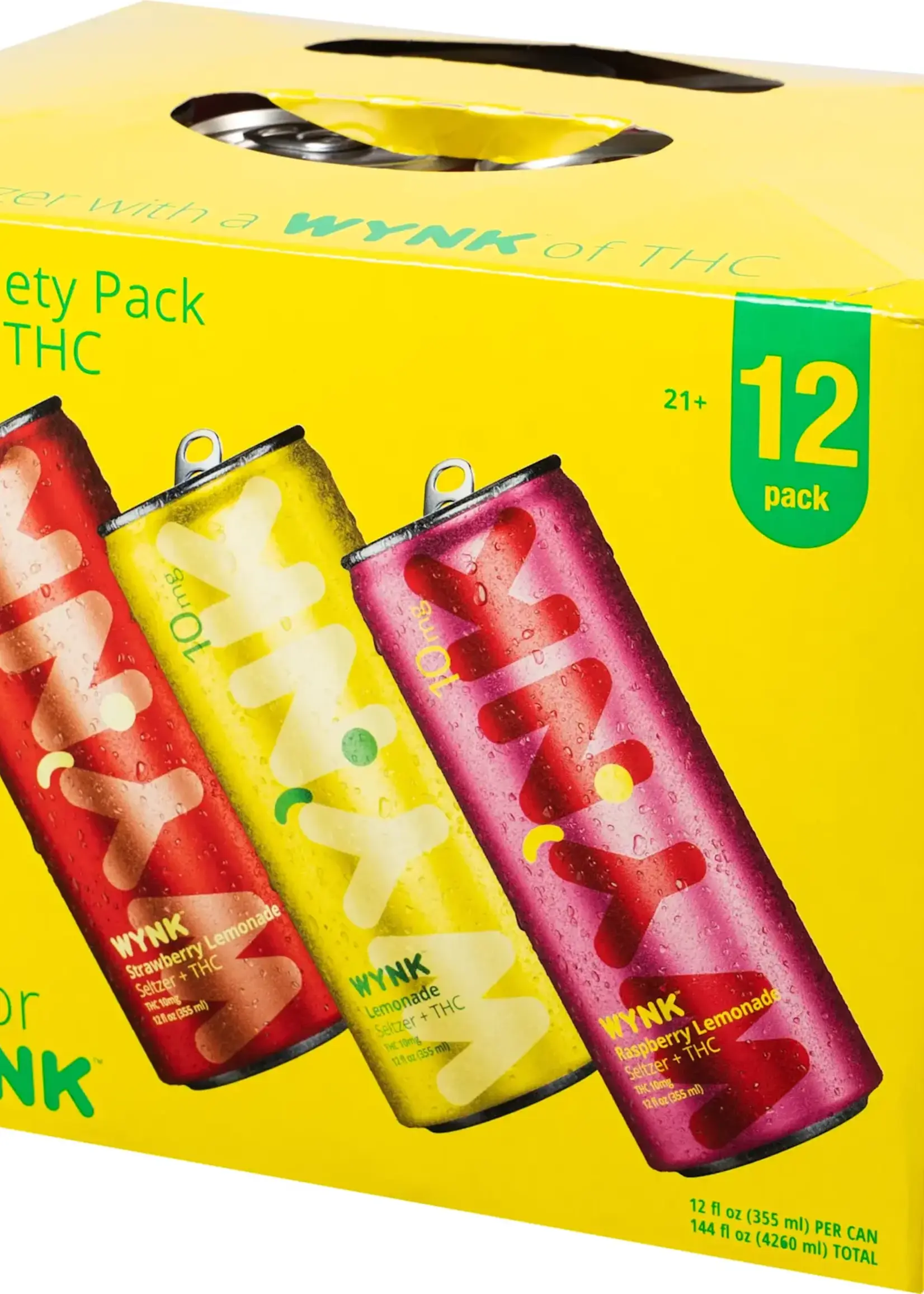 Wynk THC Wynk Variety 10mg THC 12 can