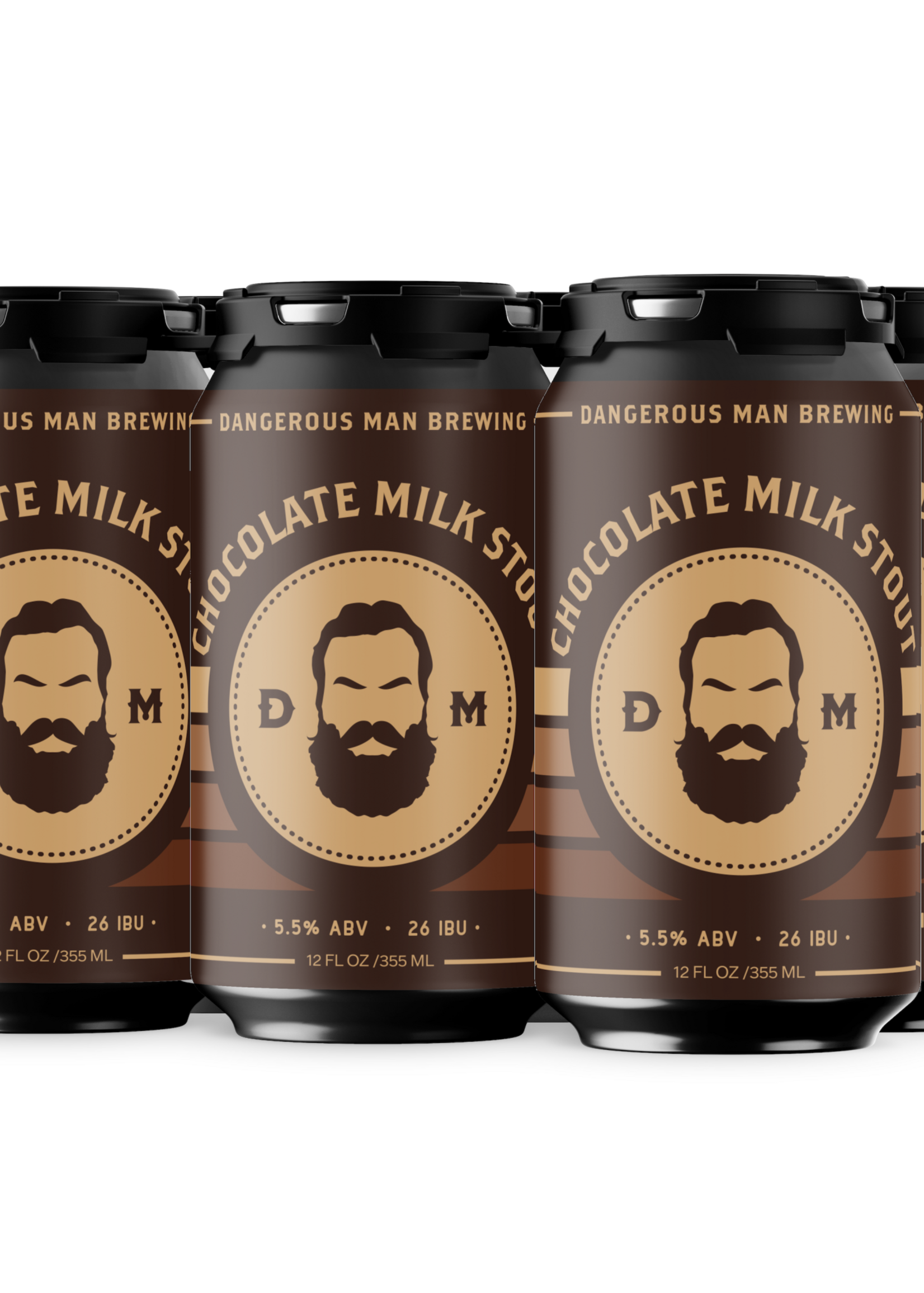 Dangerous Man Brewing Dangerous Man Brewing Chocolate Milk Stout 6 can