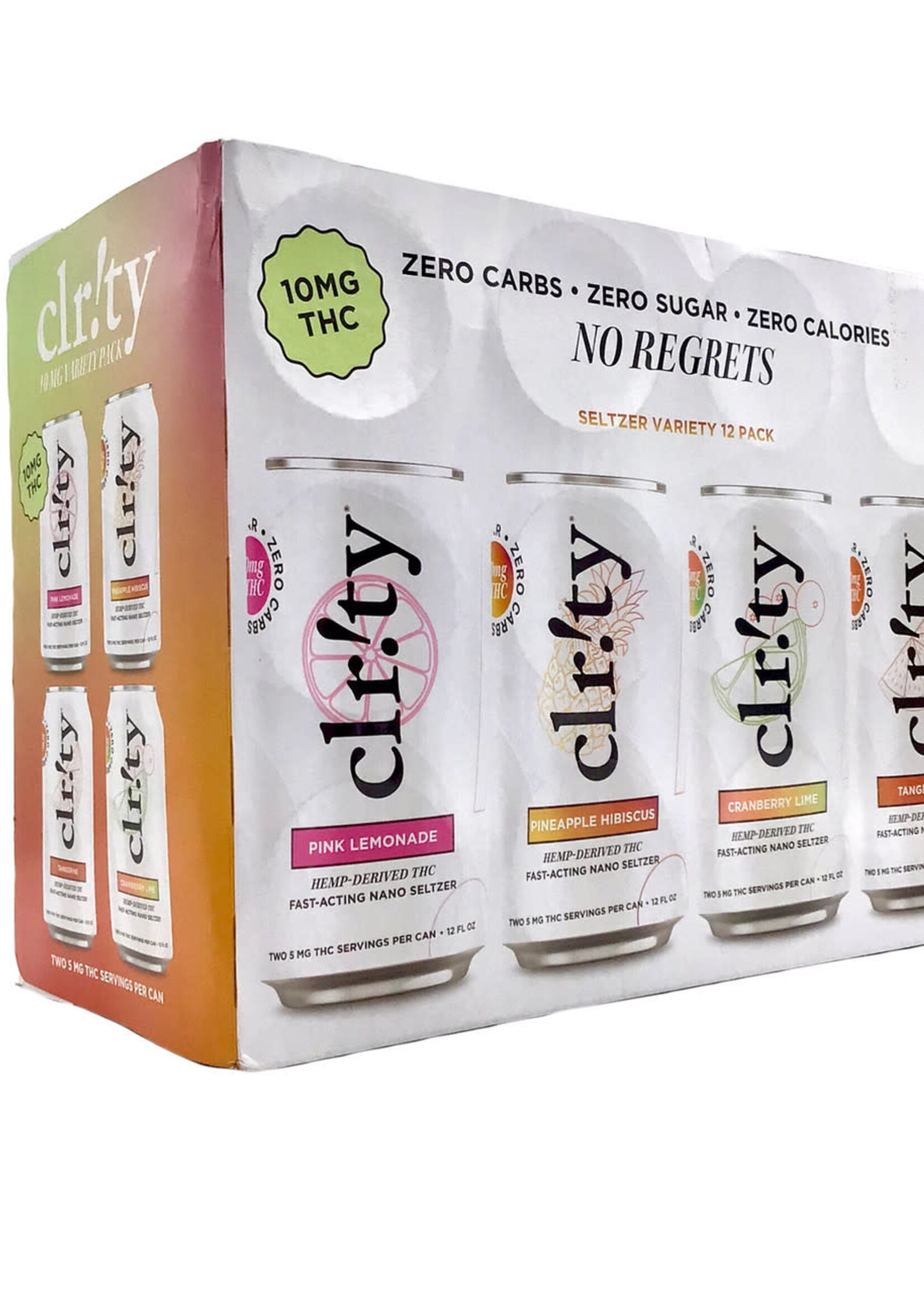 Clarity THC Clarity Variety 10MG THC 12 can