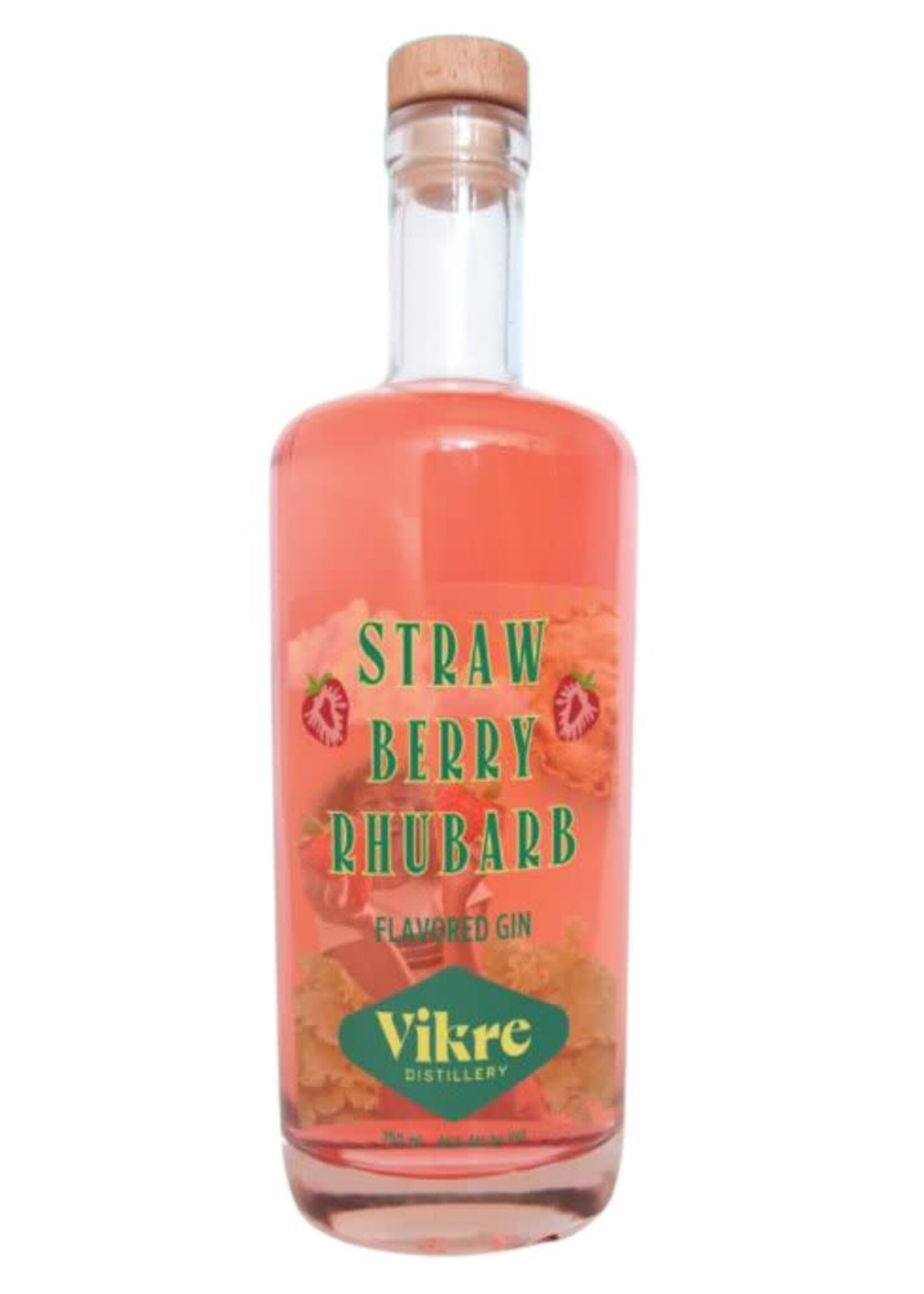 Vikre Vikre Strawberry Rhubarb Gin 750ml