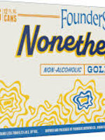 Founders Brewing Company Founders Nonetheless NA Golden 6 can