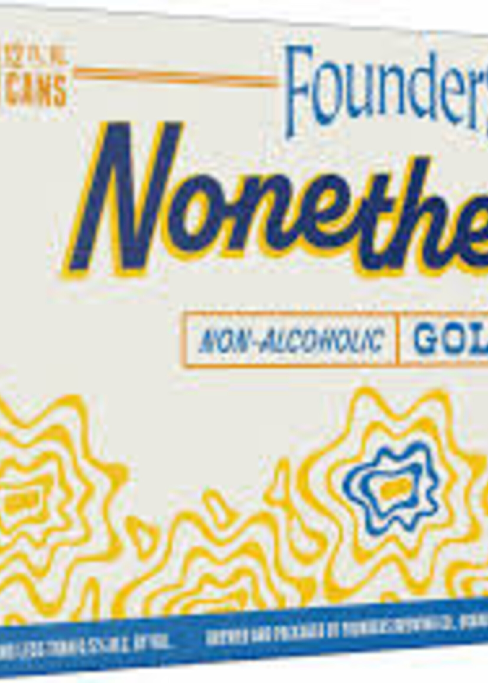 Founders Brewing Company Founders Nonetheless NA Golden 6 can