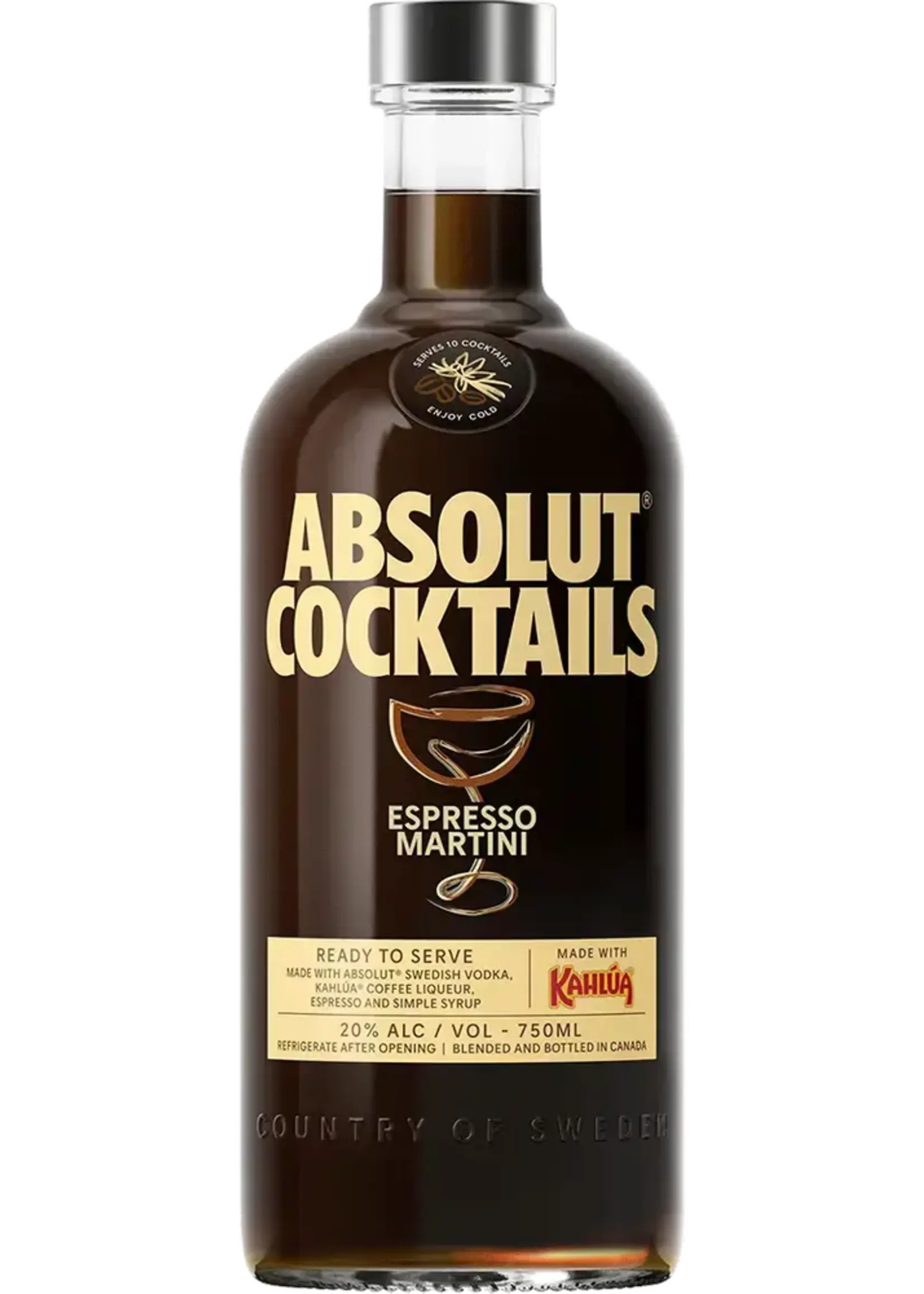 Absolut Absolut Espresso Martini 750ml