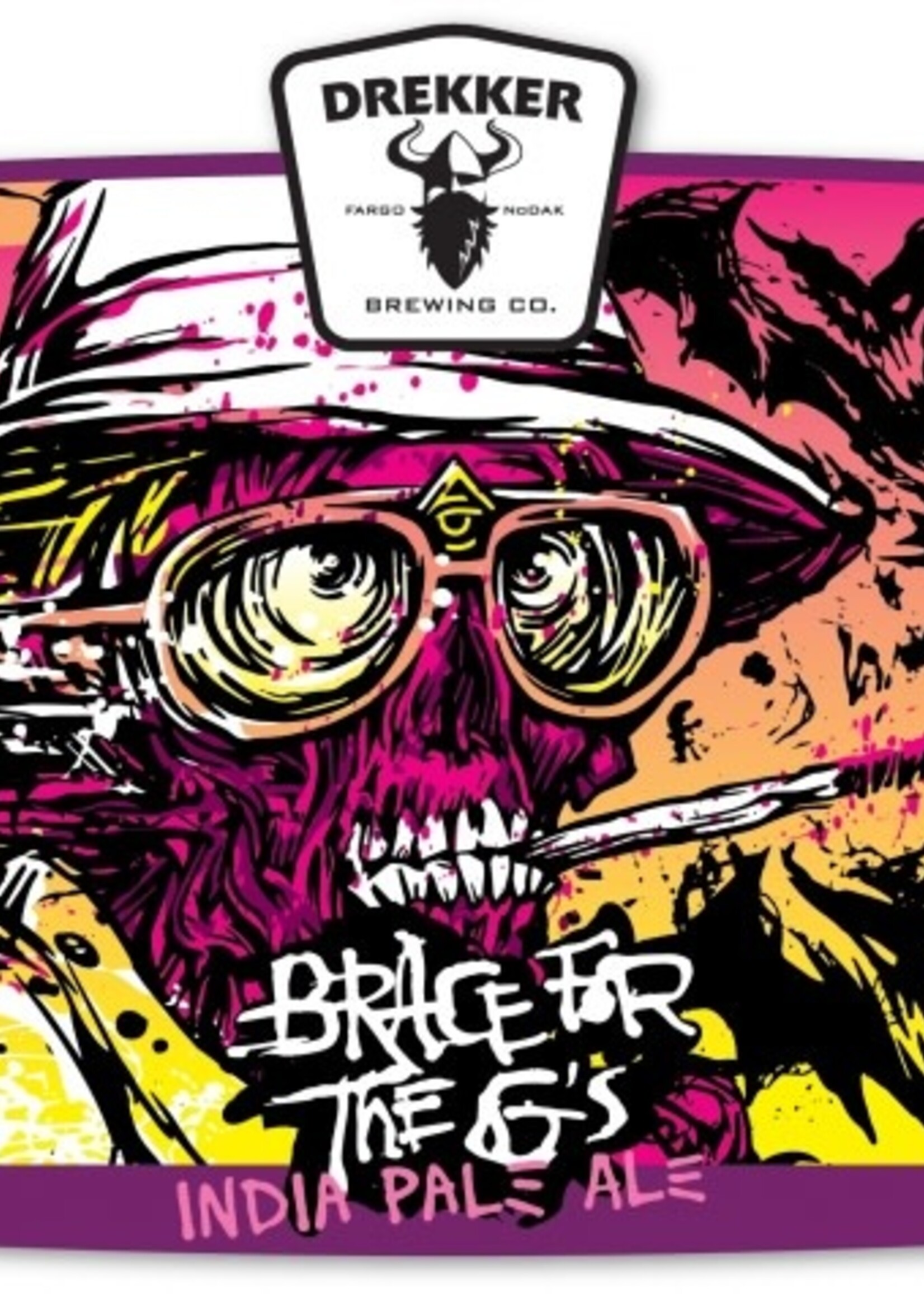 Drekker Drekker Brace for the G's IPA 4 can