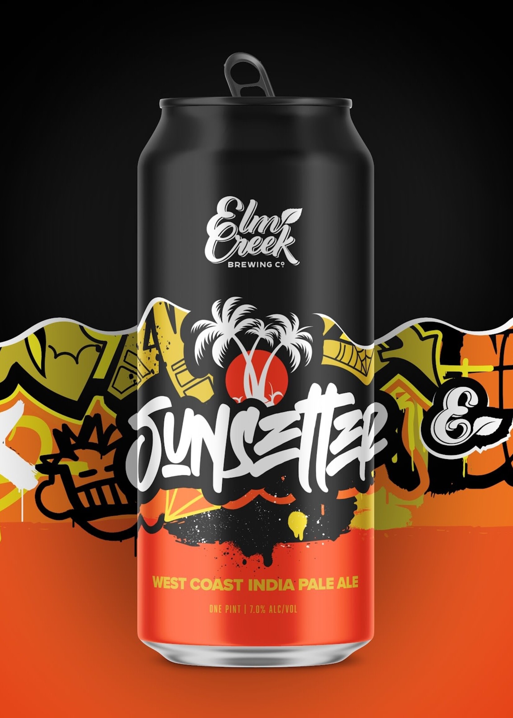 Elm Creek Brewing Co. Elm Creek Brewing Sunsetter West Coast IPA 4 can
