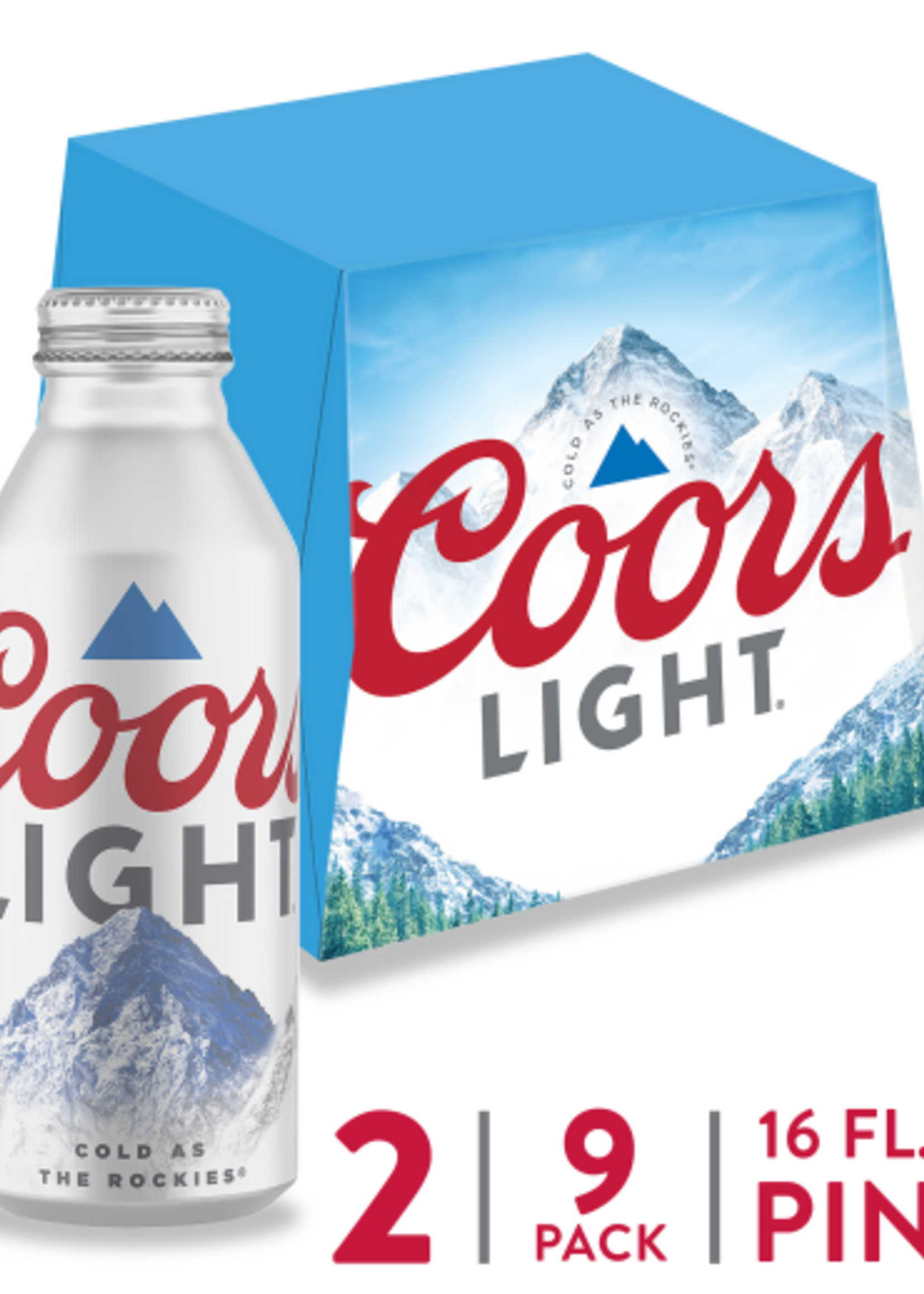 Coors Coors Light 16oz 9 btl