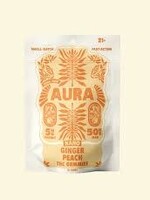 Aura Aura Ginger Peach Gummy (5mg THC) 10 pack