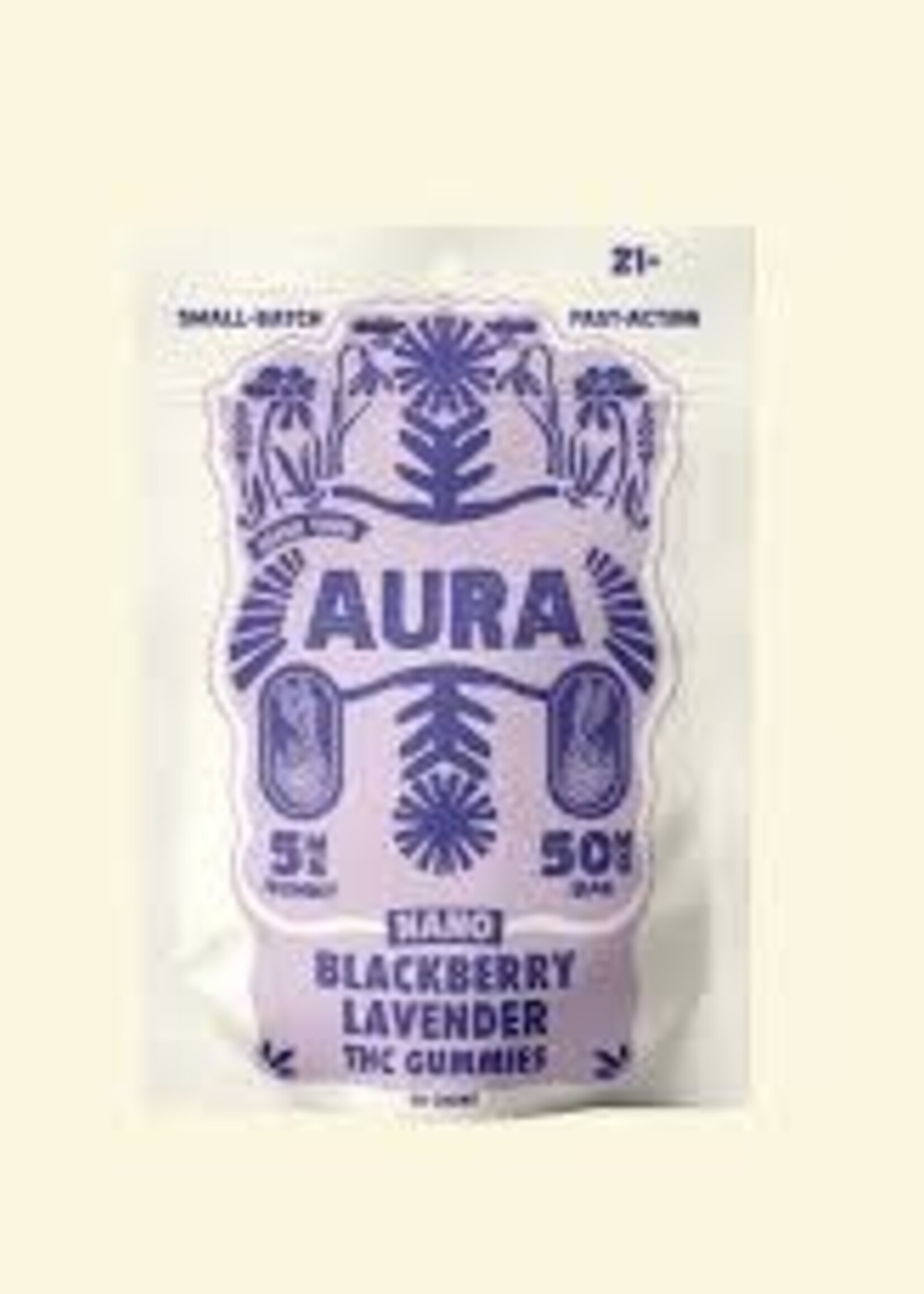 Aura Aura Blackberry Lavender Gummy (5mg THC) 10 pack