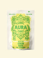 Aura Aura Lemon Basil Gummy (5mg THC) 10 pack