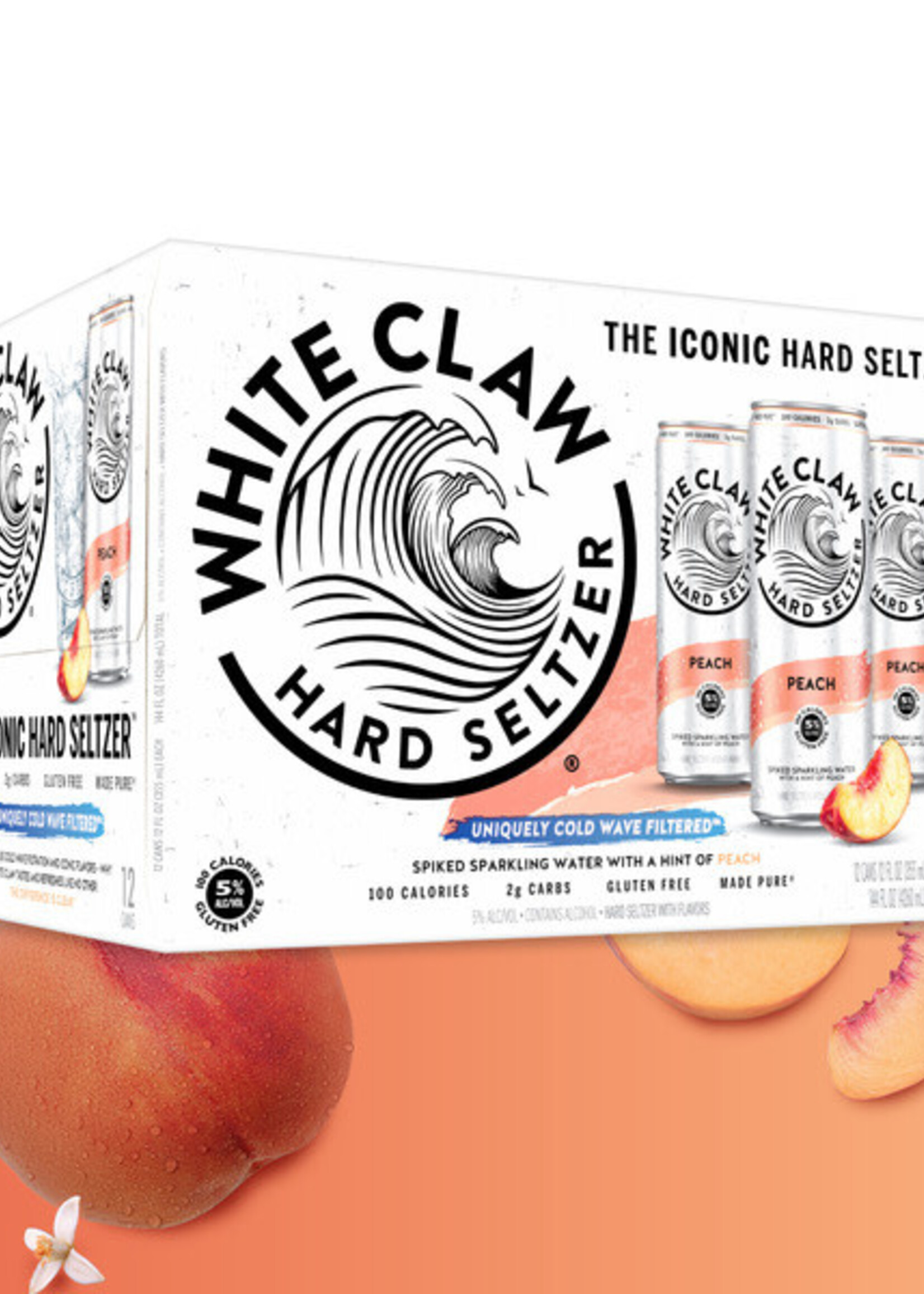 Mike's White Claw White Claw Peach 12 can