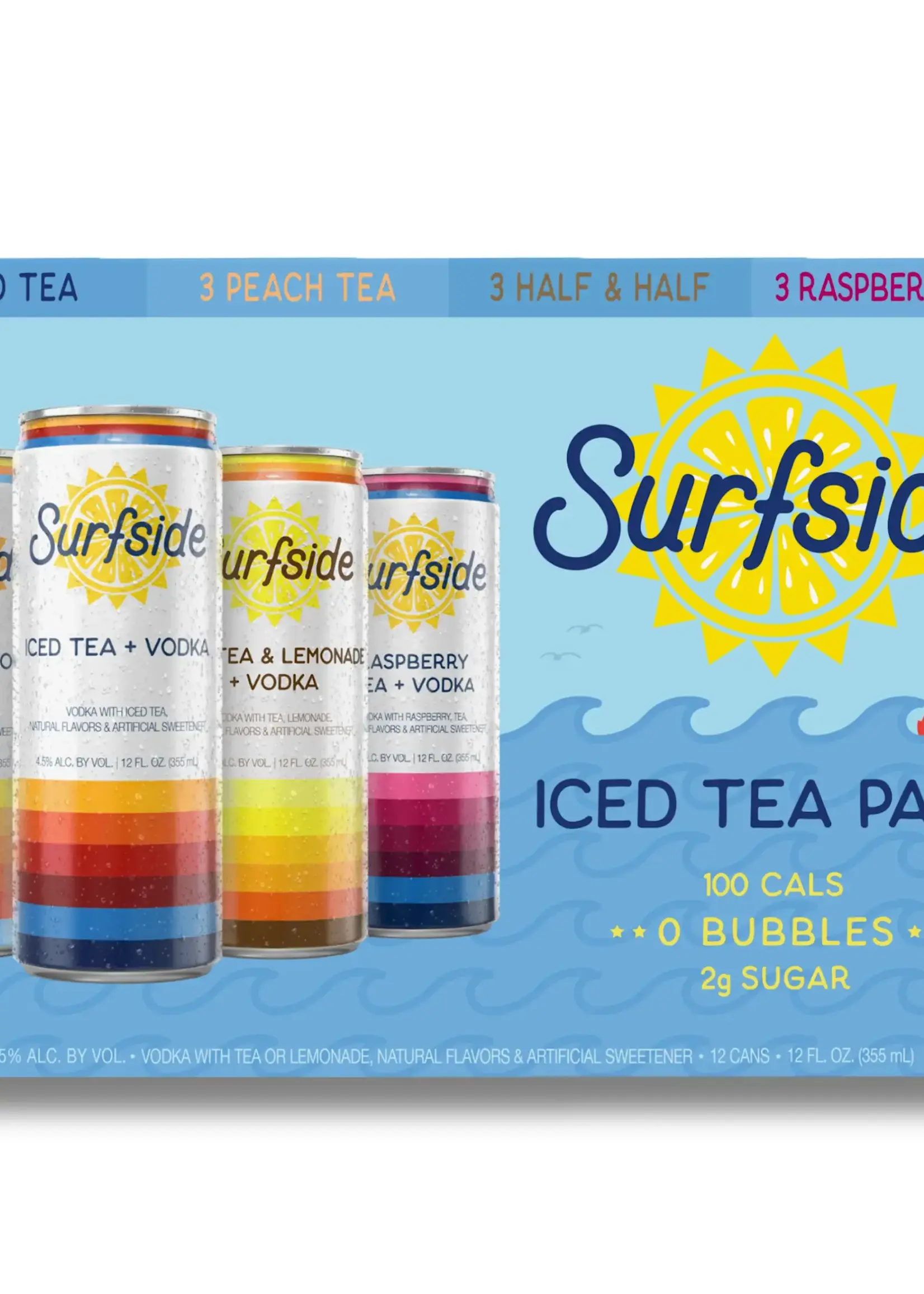 Surfside Surfside Starter Pack Iced Tea Variety 8 can