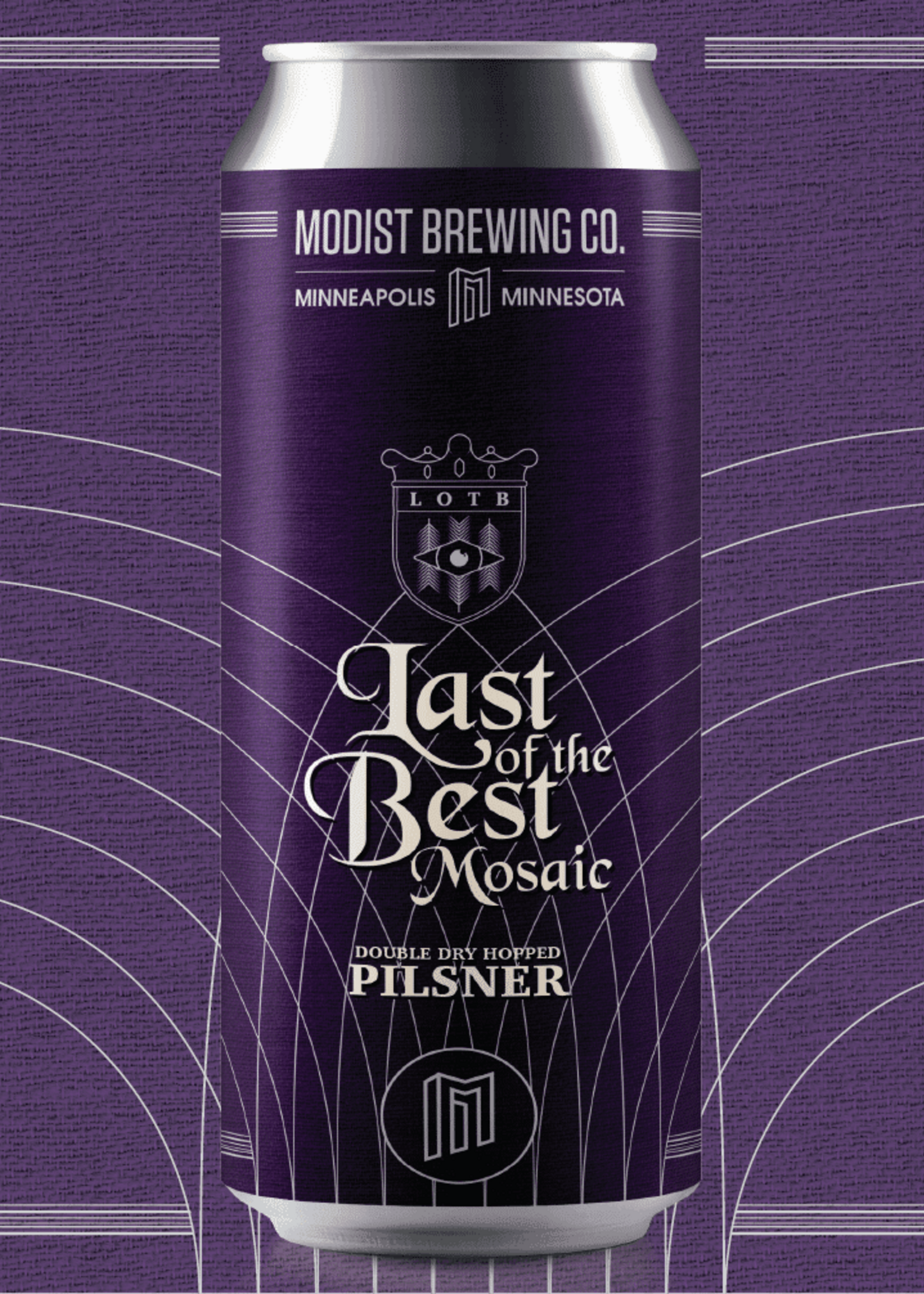 Modist Brewing Company Modist Last Of The Best Double Dry Hopped Mosaic Pilsner 4 can
