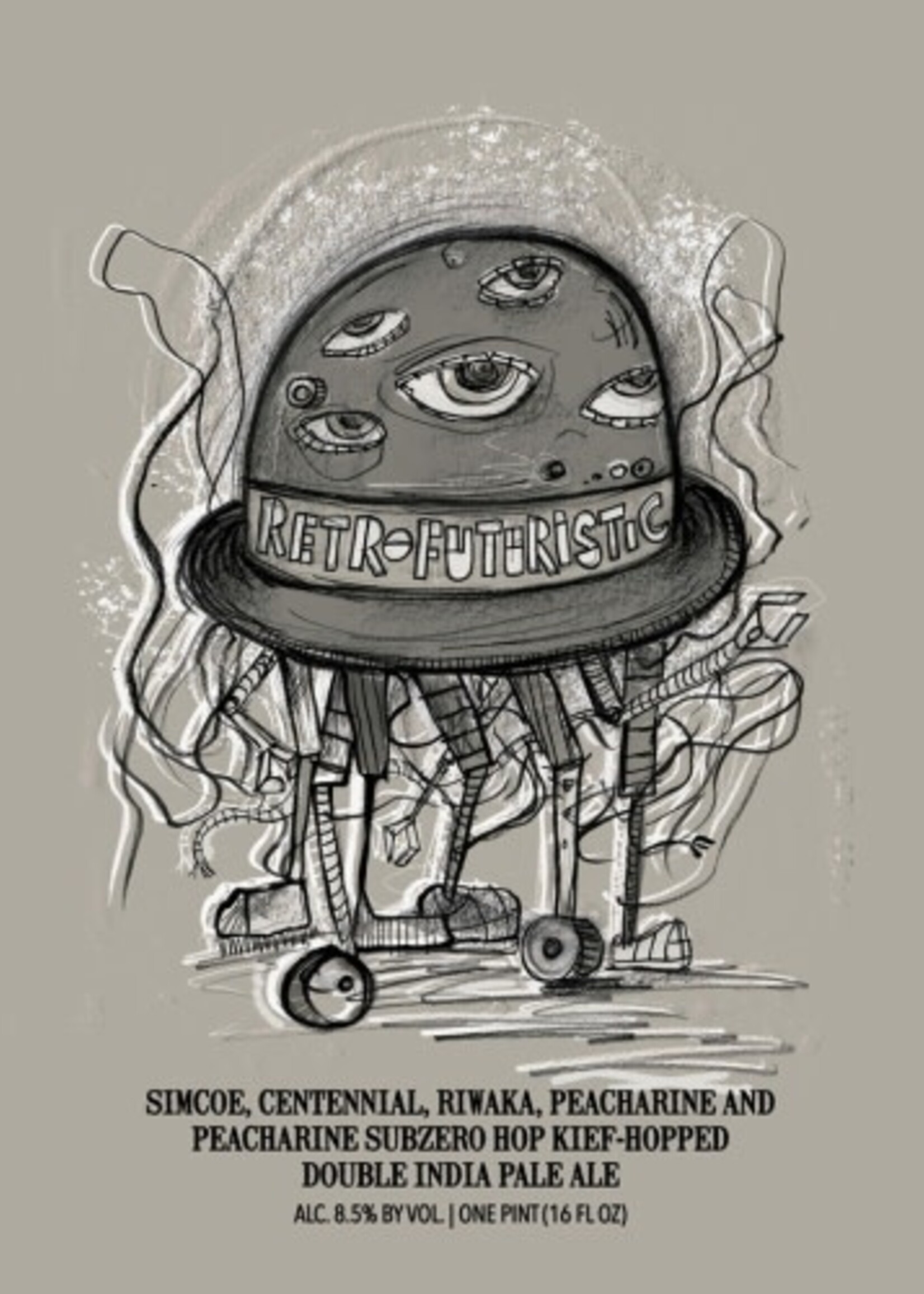 Hop Butcher Hop Butcher Retrofuturistic DIPA 4 can