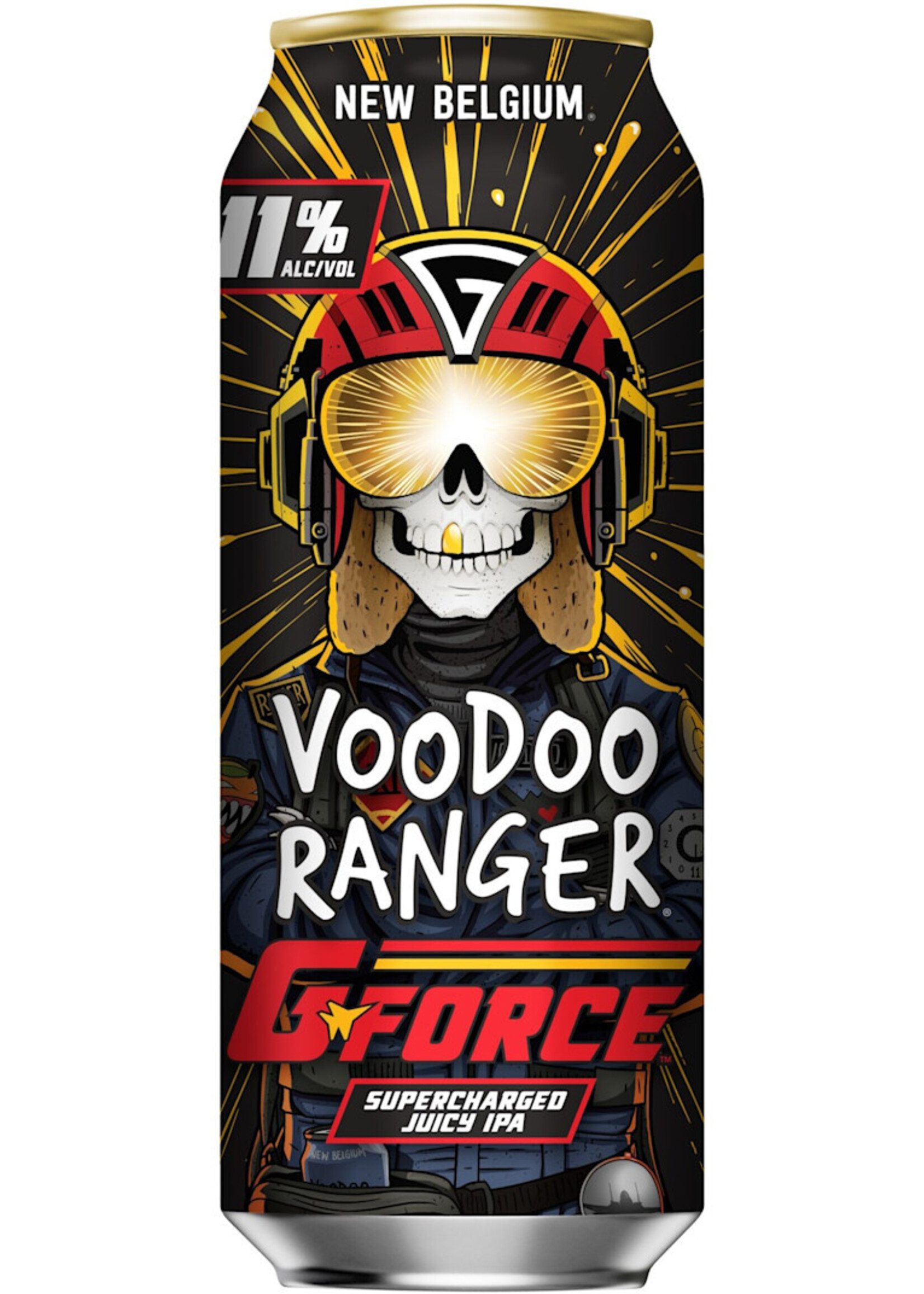 New Belgium Brewing NBB Voodoo Ranger G Force IPA 19.2oz can