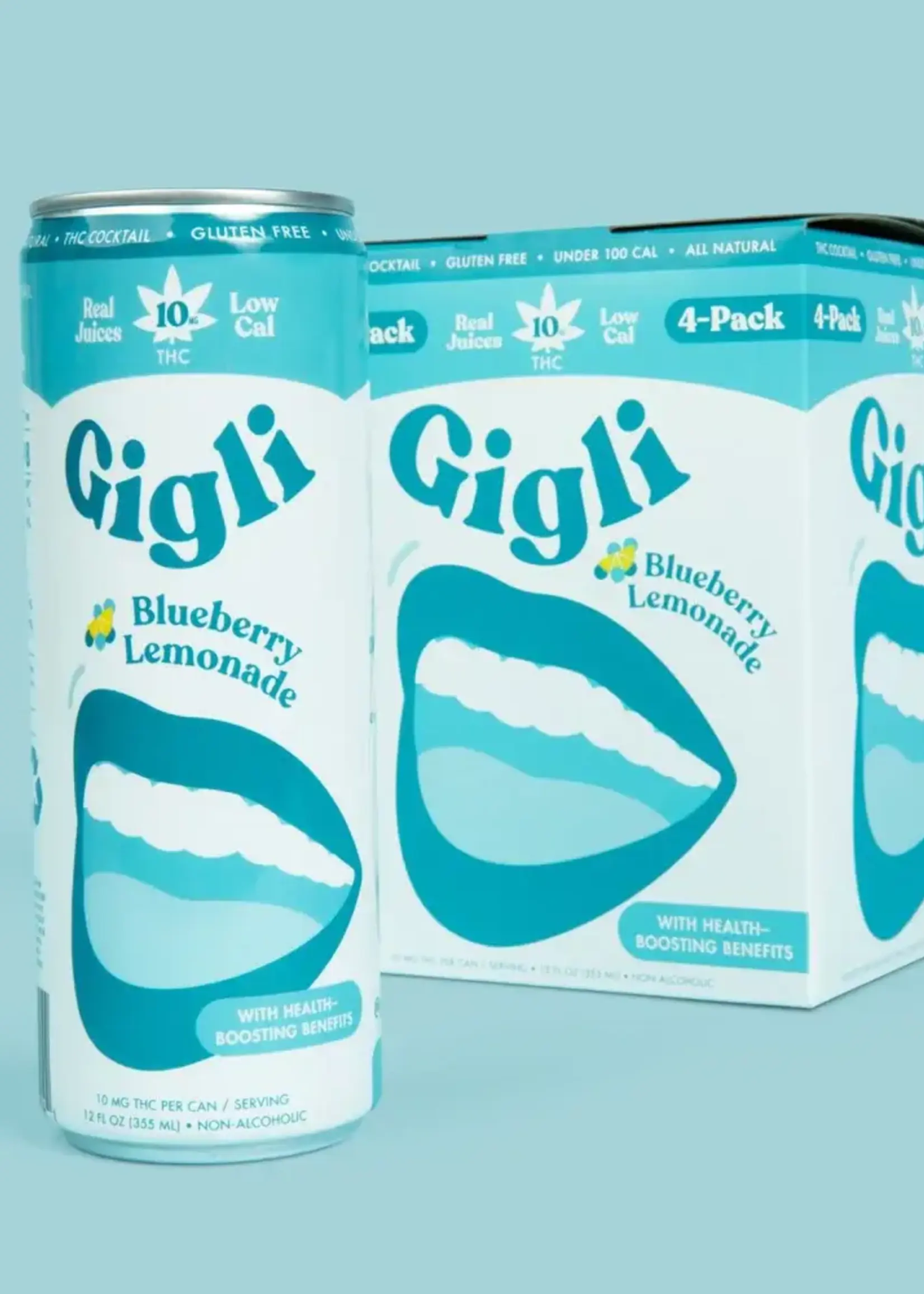 Gigli THC Gigli Blueberry Lemonade 10mg THC 4 can