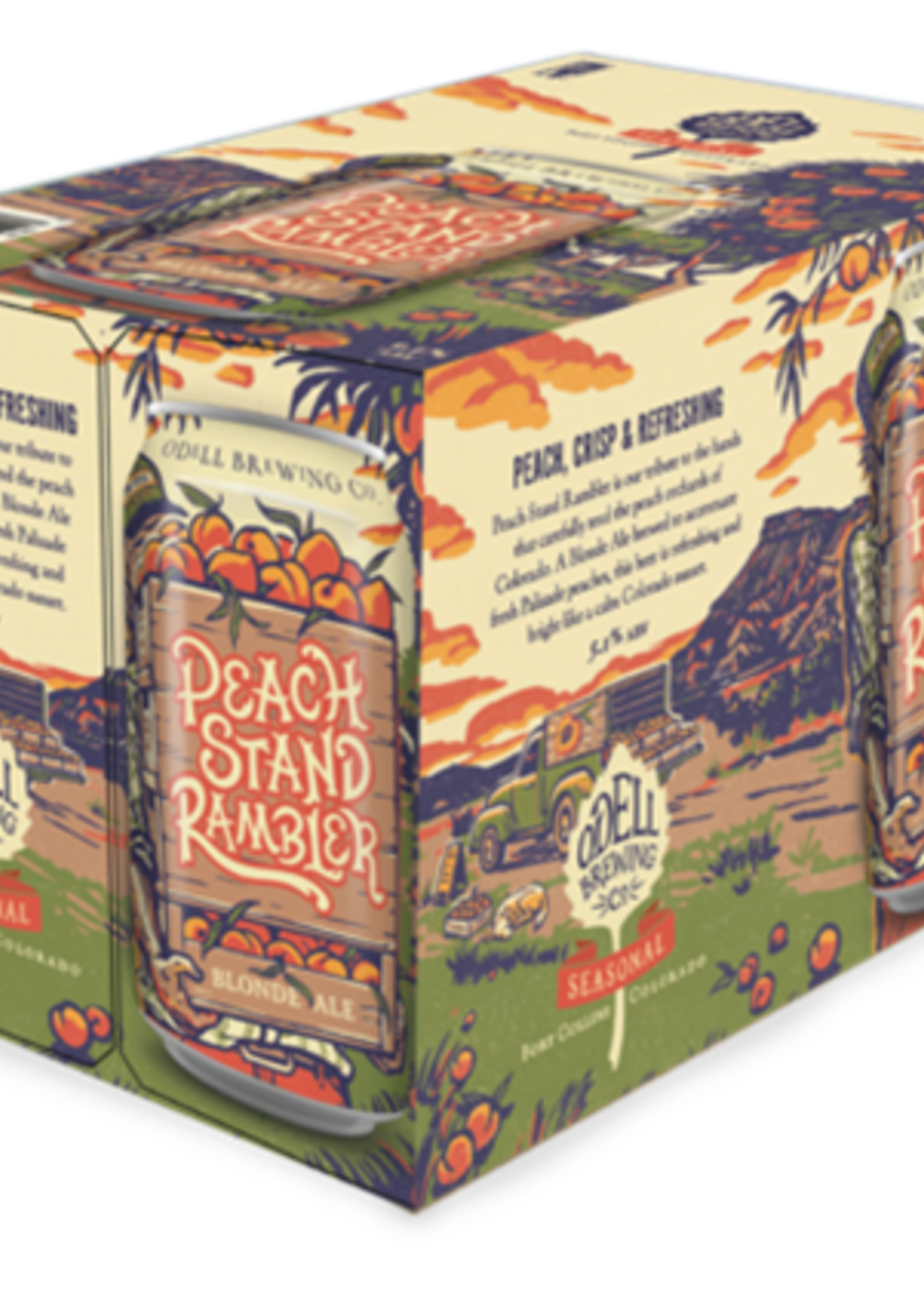 Odell Brewing Company Odell Peach Stand Rambler 6 Can