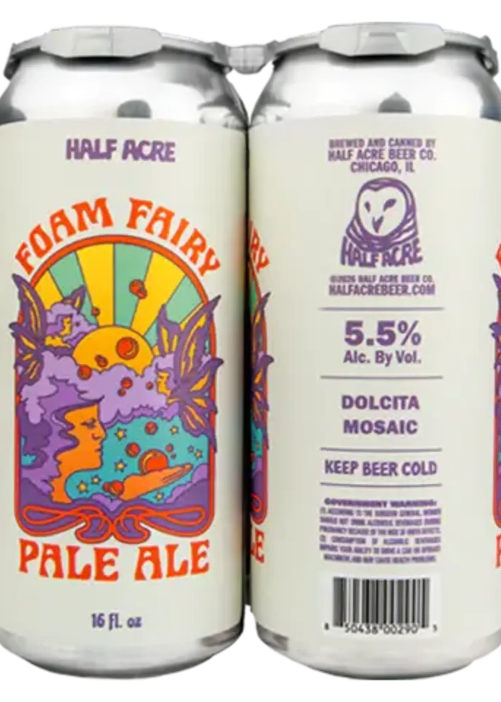 Half Acre Half Acre Foam Fairy Pale Ale 4 can