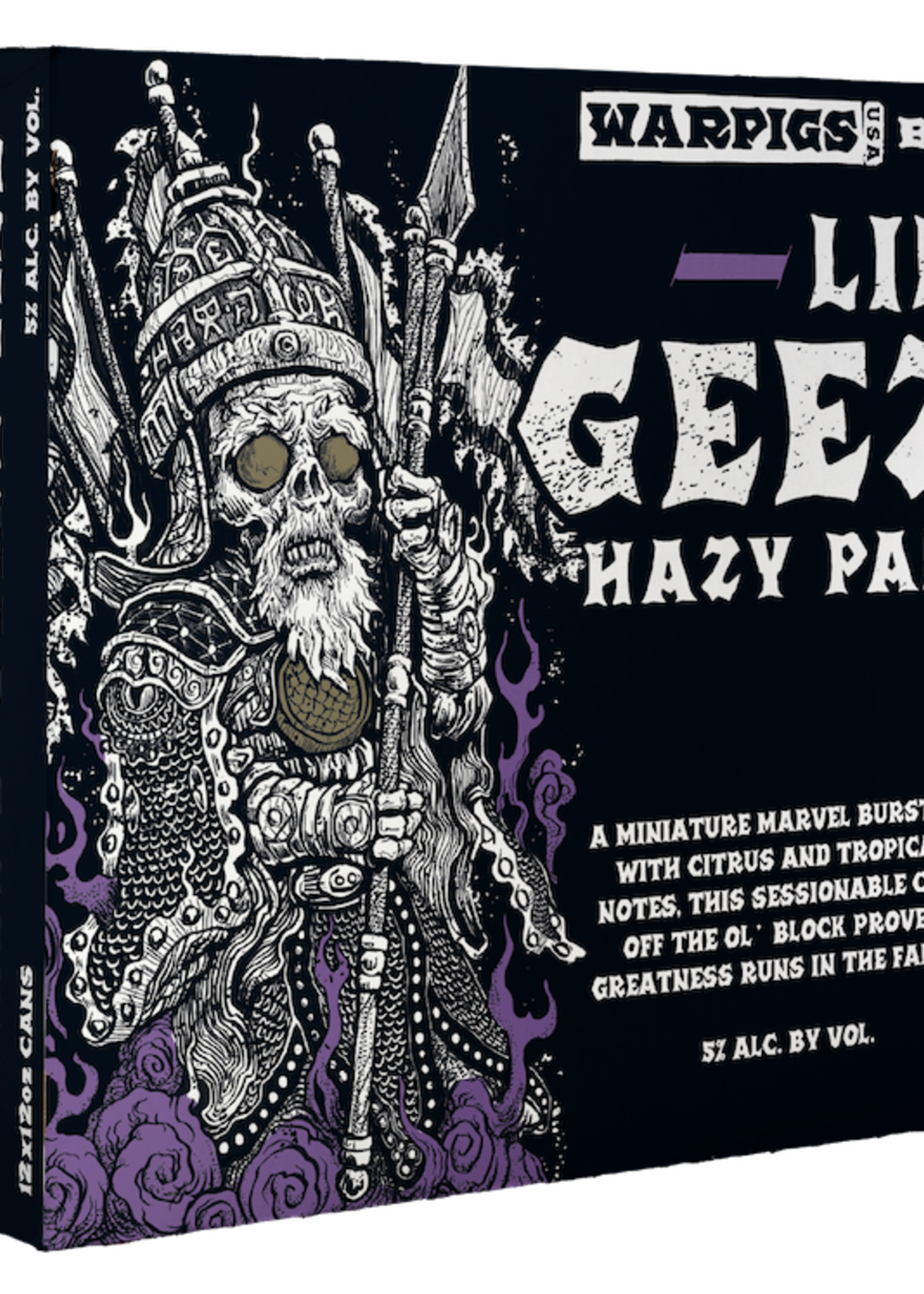 War Pigs War Pigs Lil Geezer Hazy Pale Ale 12 can