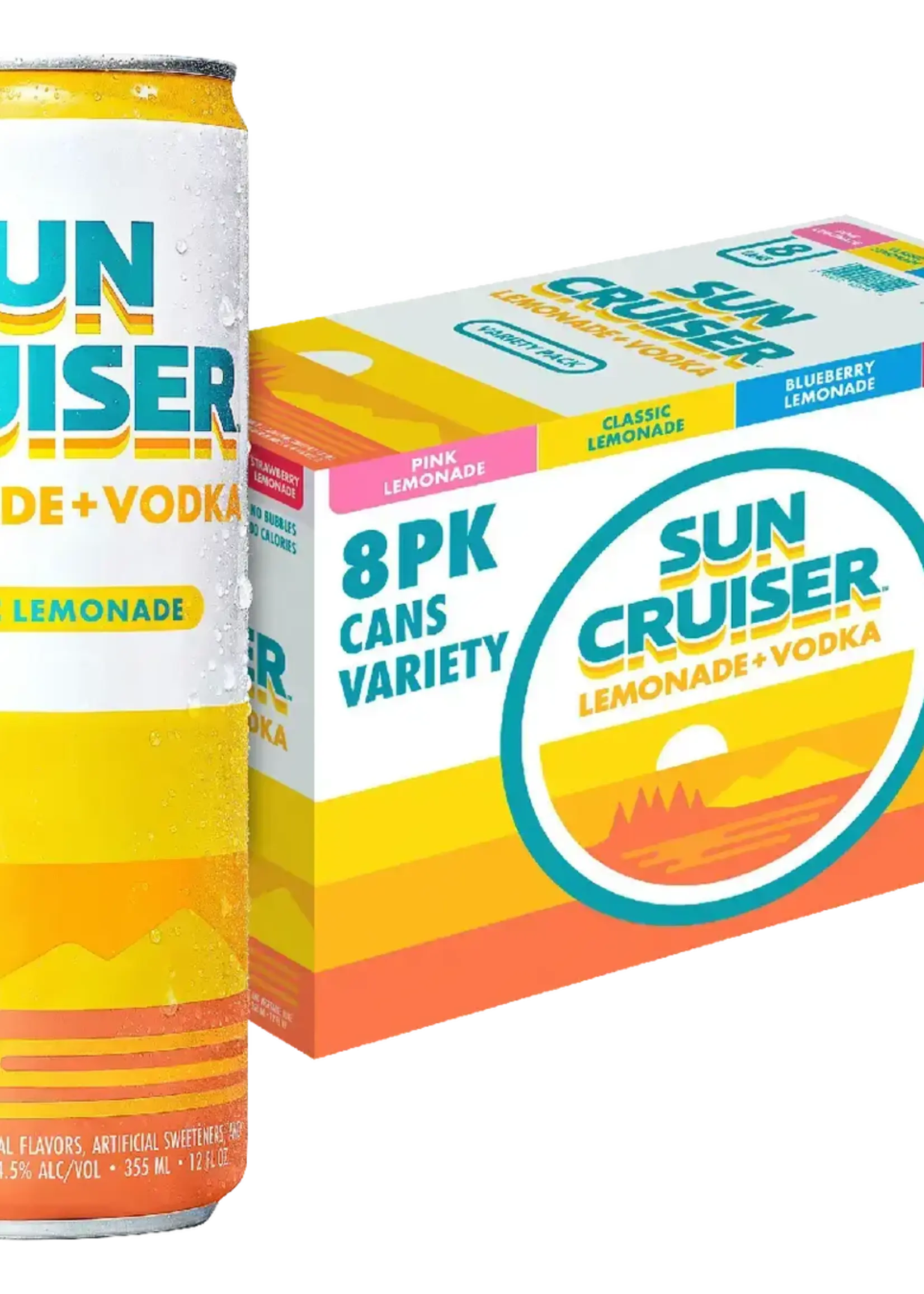 Sun Cruiser Bev Co Sun Cruisers Vodka Lemonade Variety RTD 8 can
