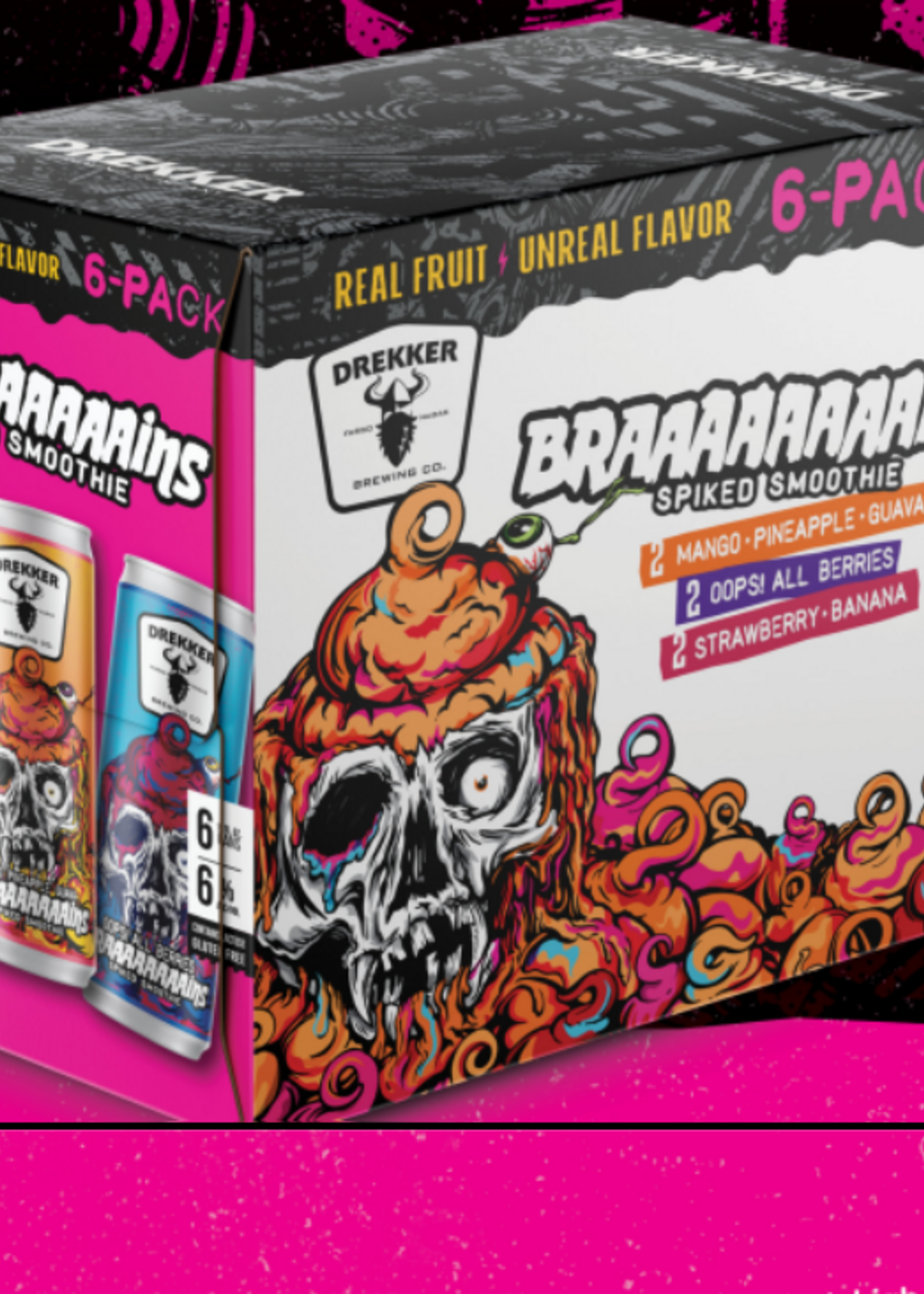 Drekker Drekker Braaaaaaaains Mix Pack 6 can