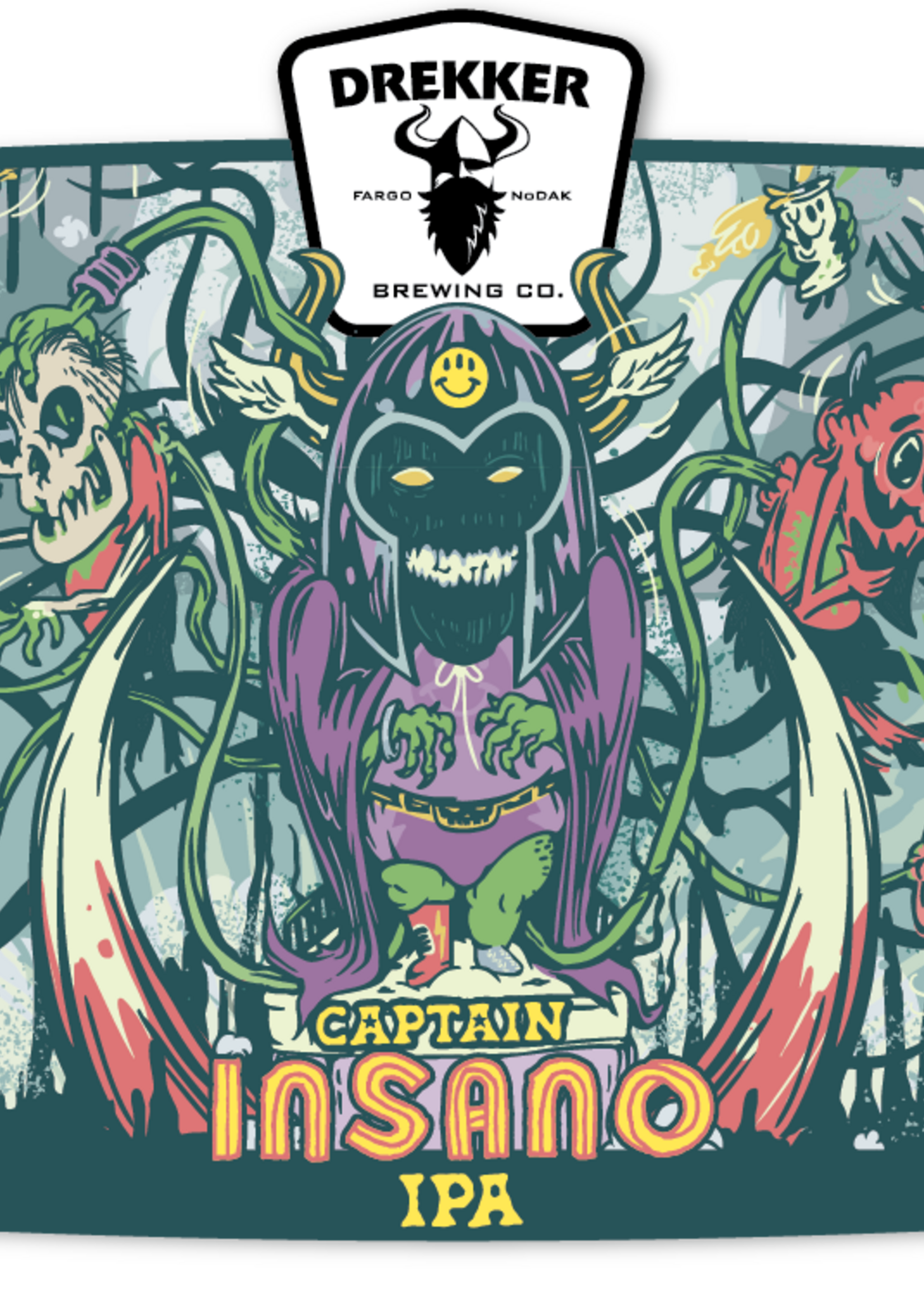 Drekker Drekker Captain Insano Hazy IPA 4 can