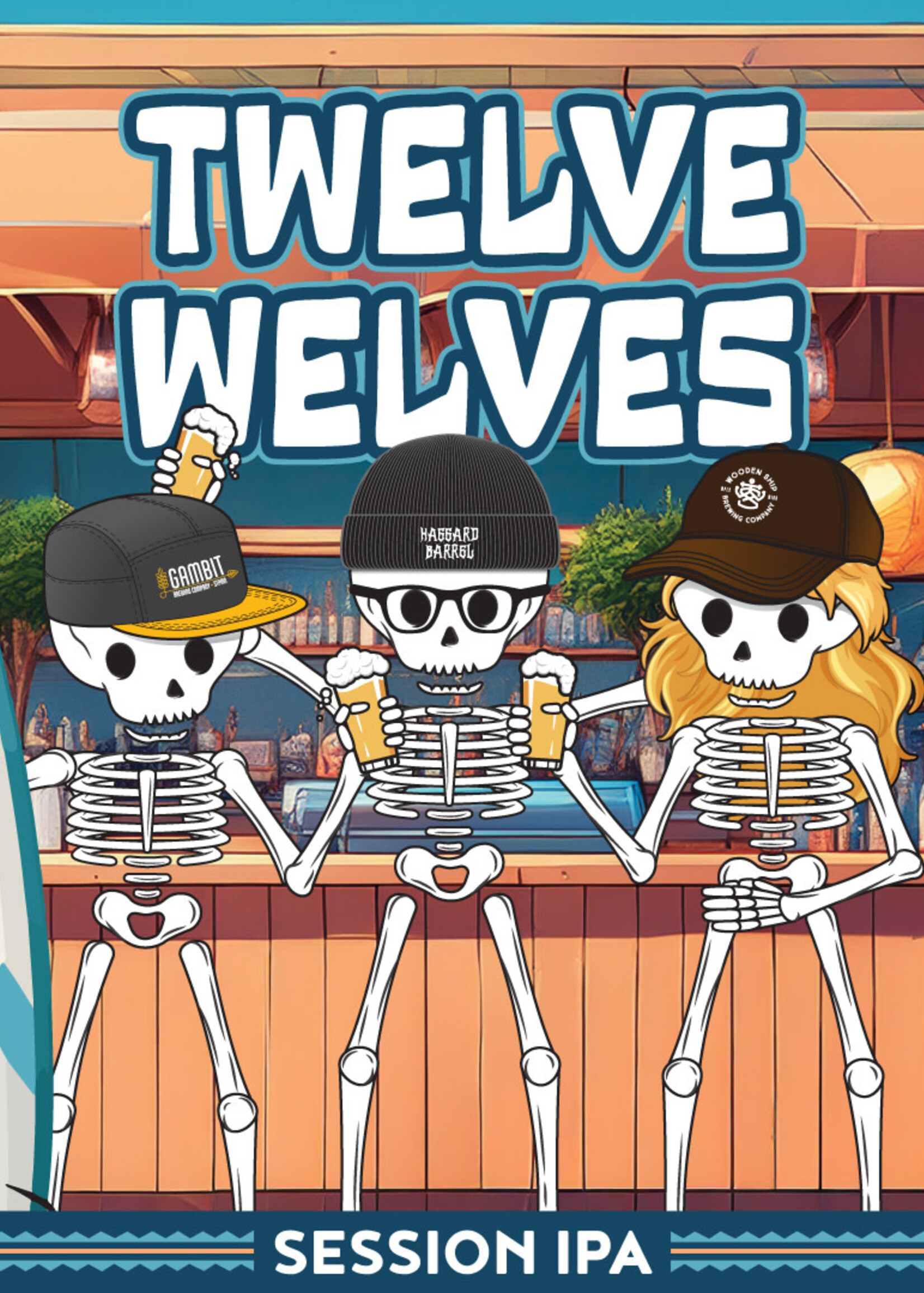 Haggerd Barrel Haggard Barrel Twelve Welves Session IPA 4 can