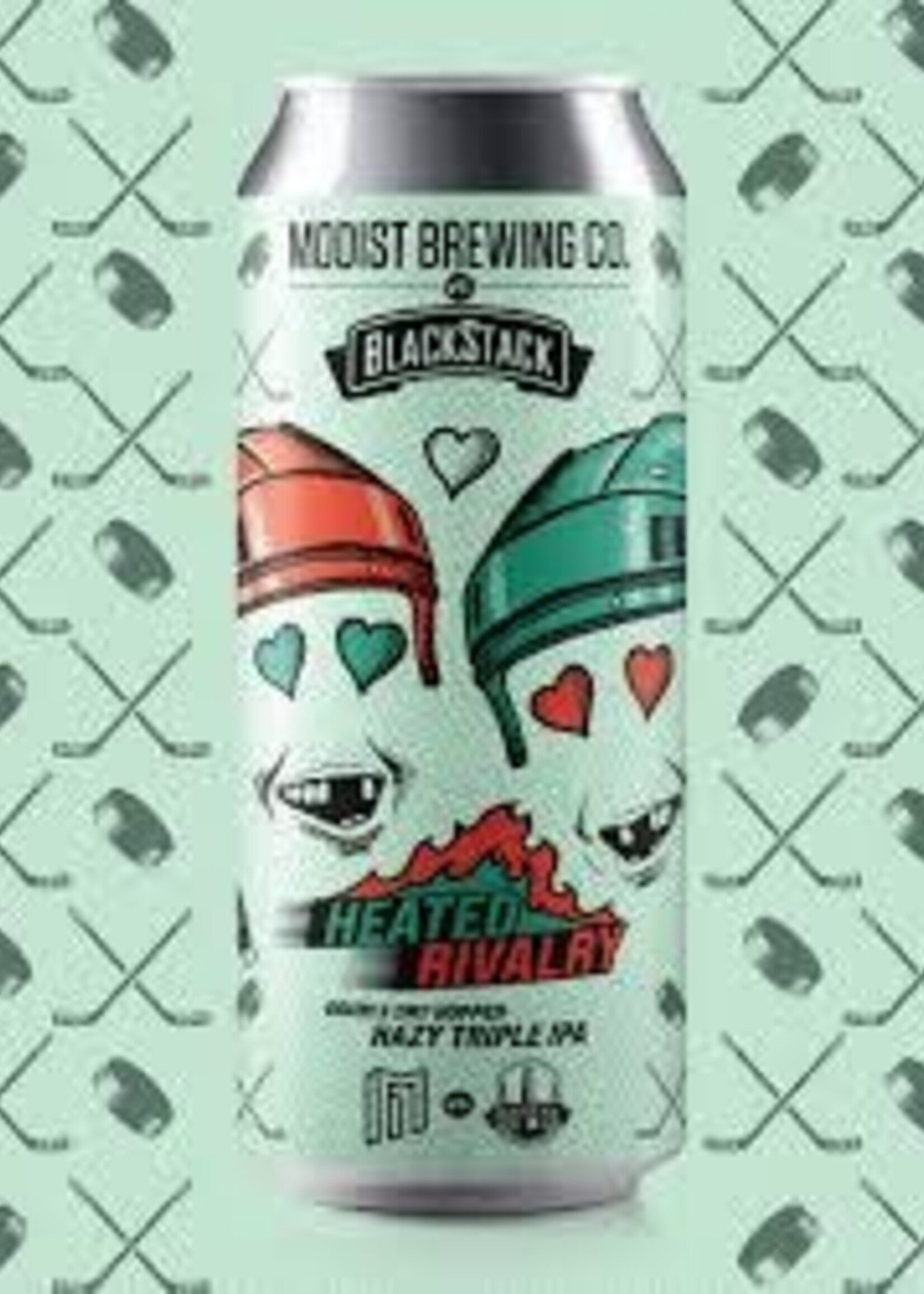 Modist Brewing Company Modist X Blackstack Heated Rivalry DDH Hazy Triple IPA 4 can