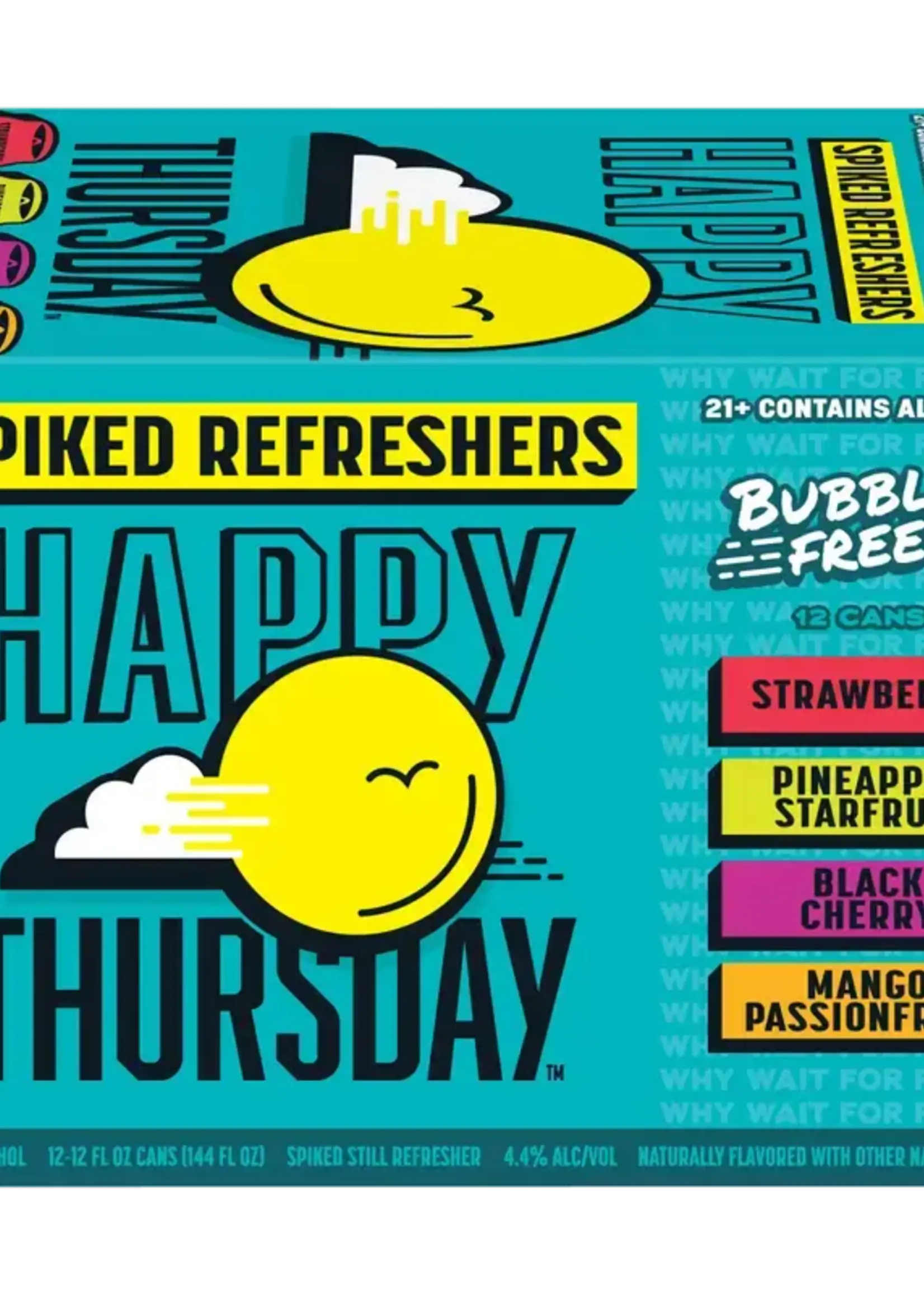 Happy Thursday Happy Thursday Spiked Refreshers Variety 12 can