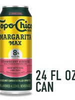 Molson-Coors Topo Chico Strawberry Hibiscus Margarita Max 24oz