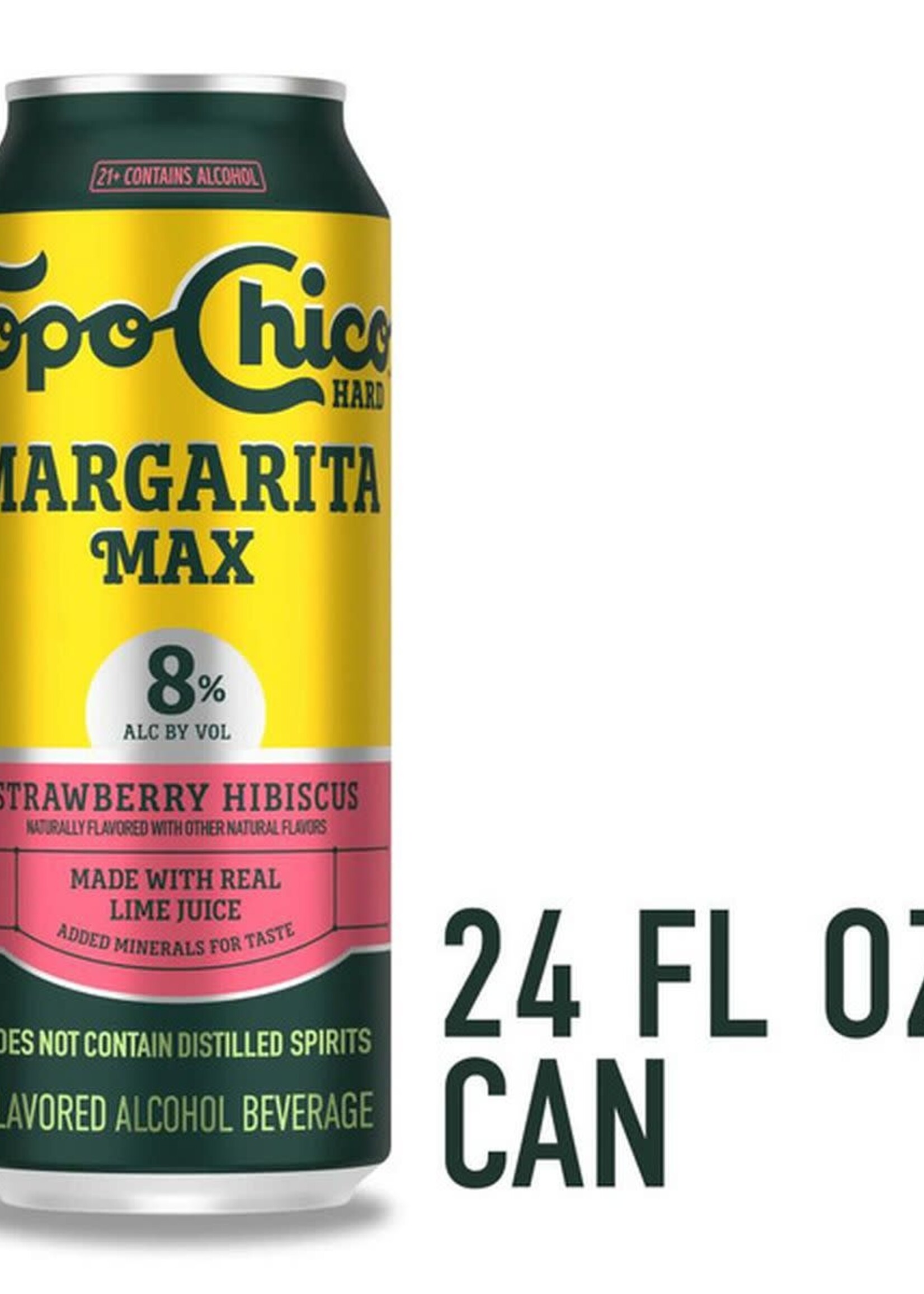 Molson-Coors Topo Chico Strawberry Hibiscus Margarita Max 24oz