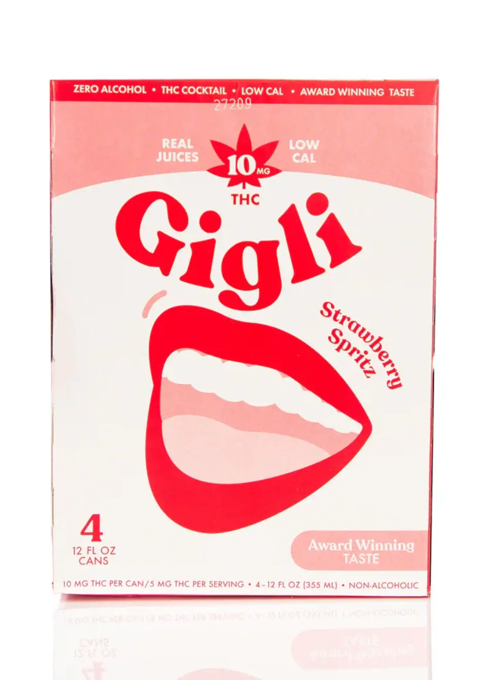 Gigli THC Gigli Strawberry Spritz 10mg THC 4 can