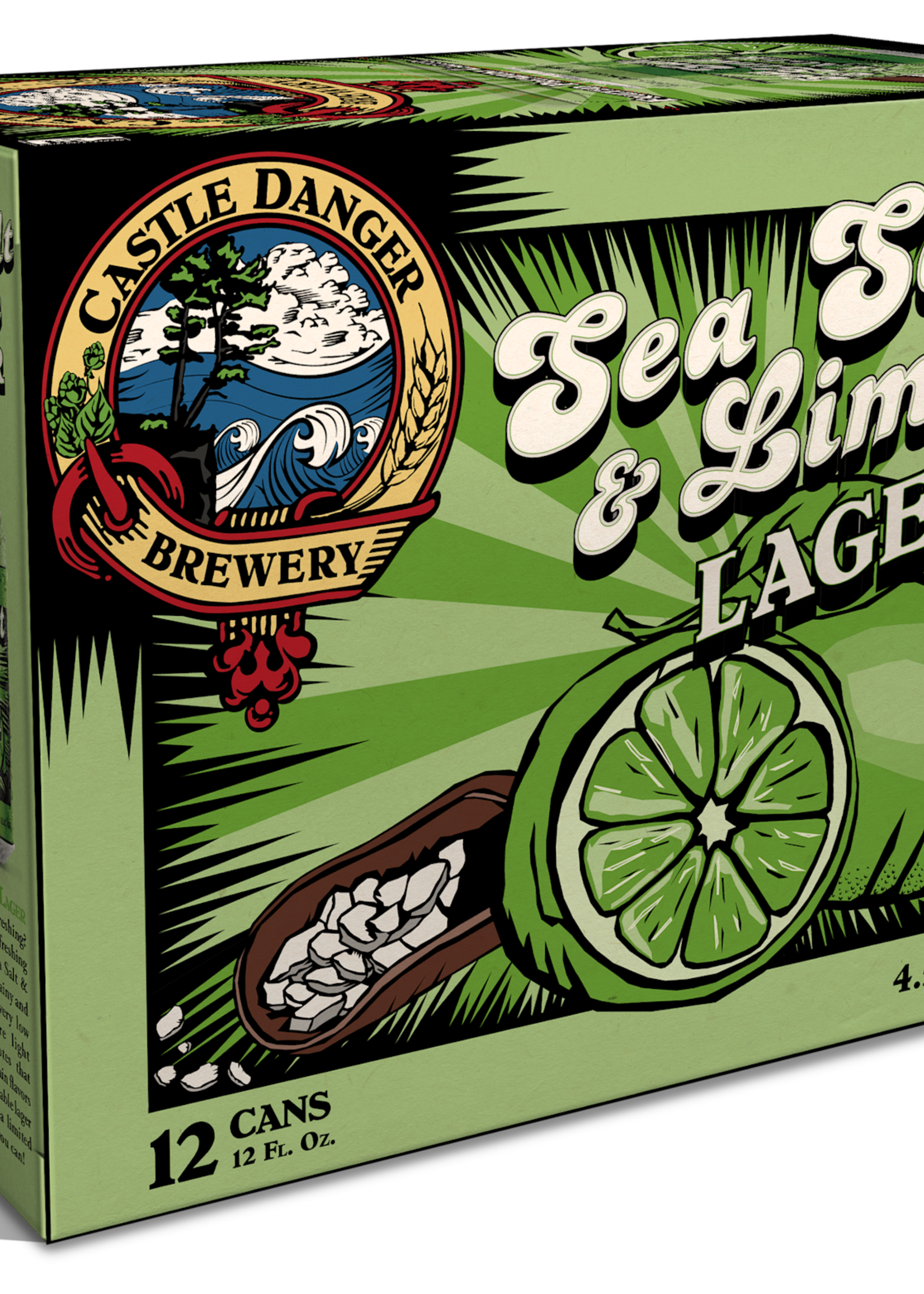 Castle Danger Brewing Co Castle Danger Sea Salt & Lime Lager 12 can