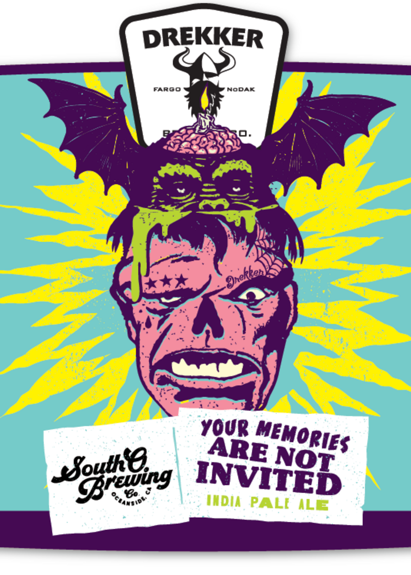 Drekker Drekker Your Memories Are Not Invited IPA 4 can