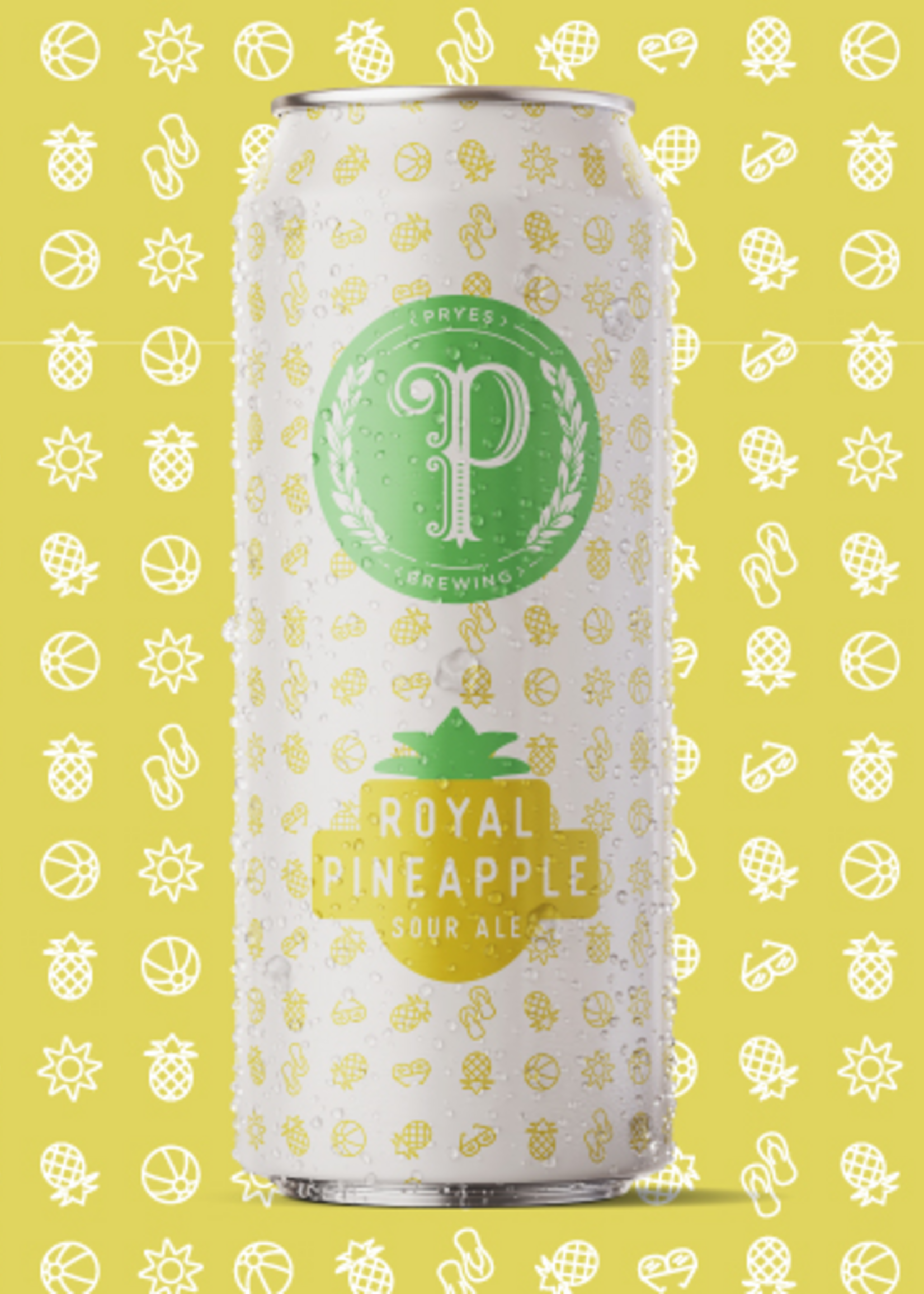 Pryes Brewing Pryes Brewing Royal Pineapple Sour 4 Can