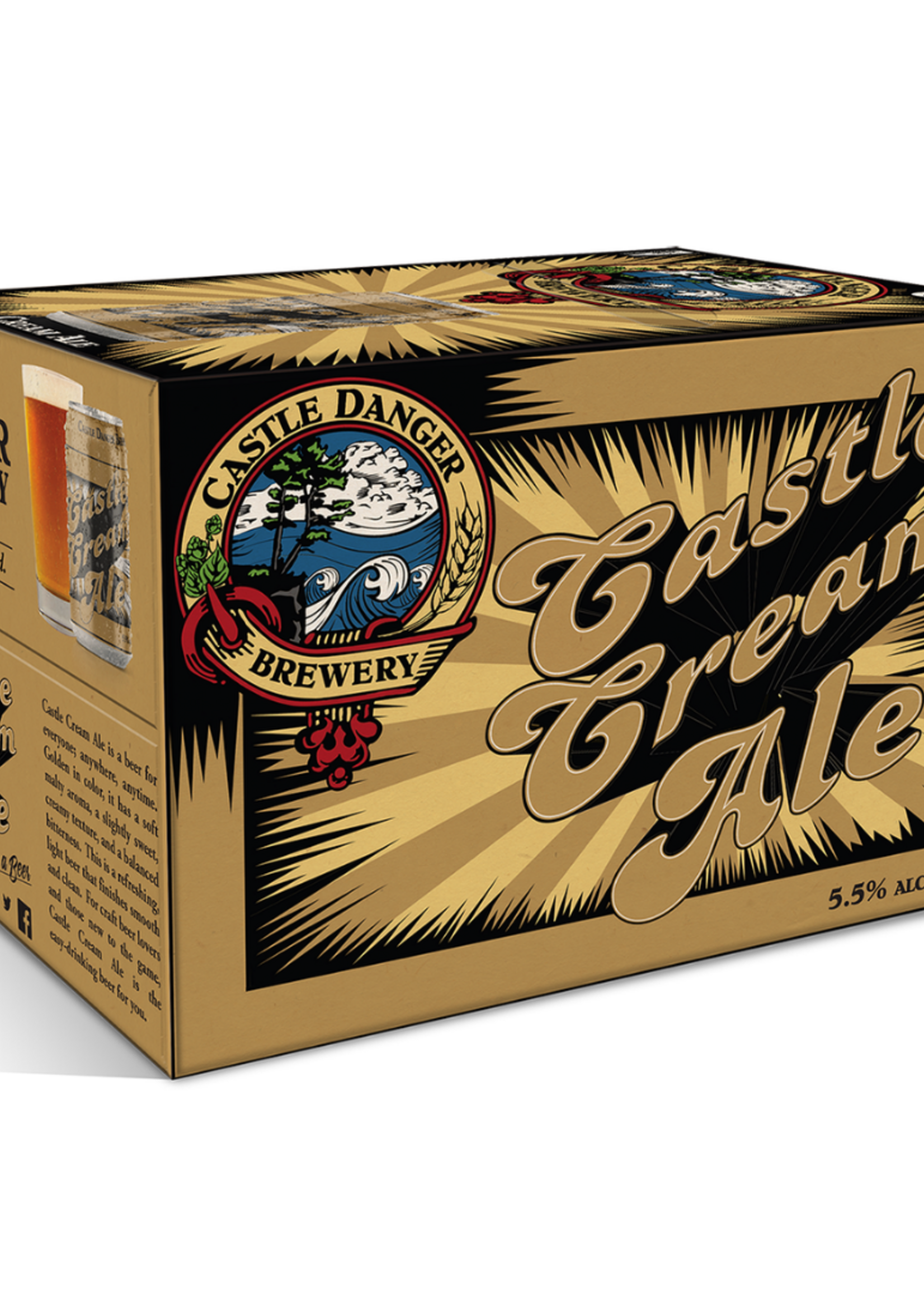 Castle Danger Brewing Co Castle Danger Cream Ale 6 can