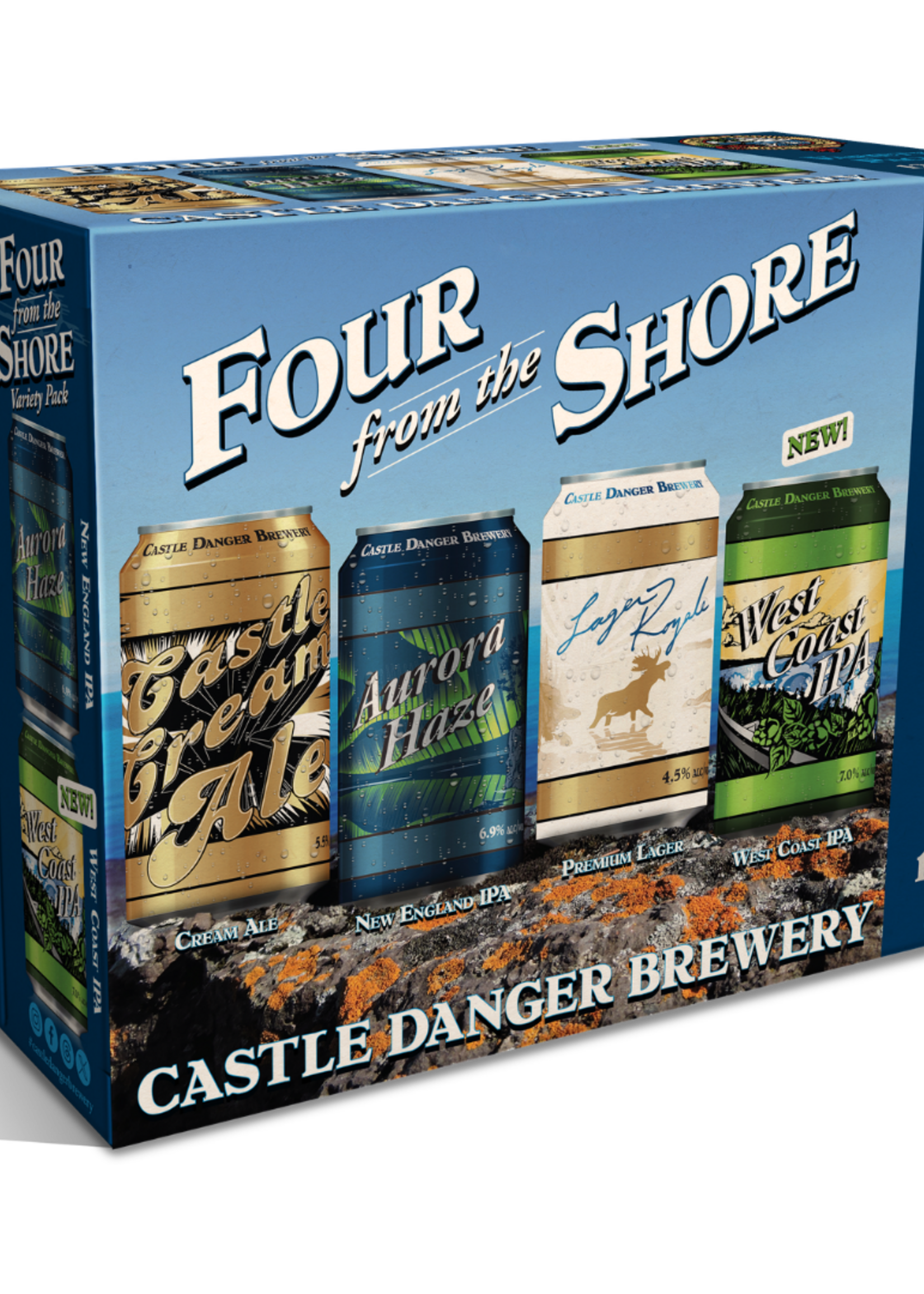 Castle Danger Brewing Co Castle Danger Four From The Shore Variety 12 Can