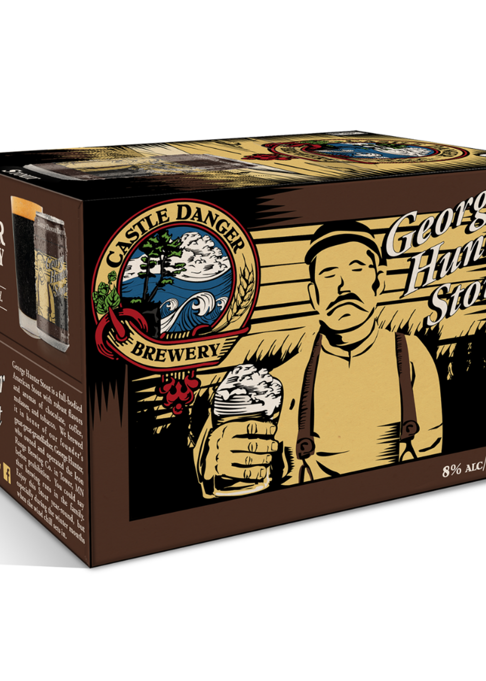 Castle Danger Brewing Co Castle Danger George Hunter Stout 6 can