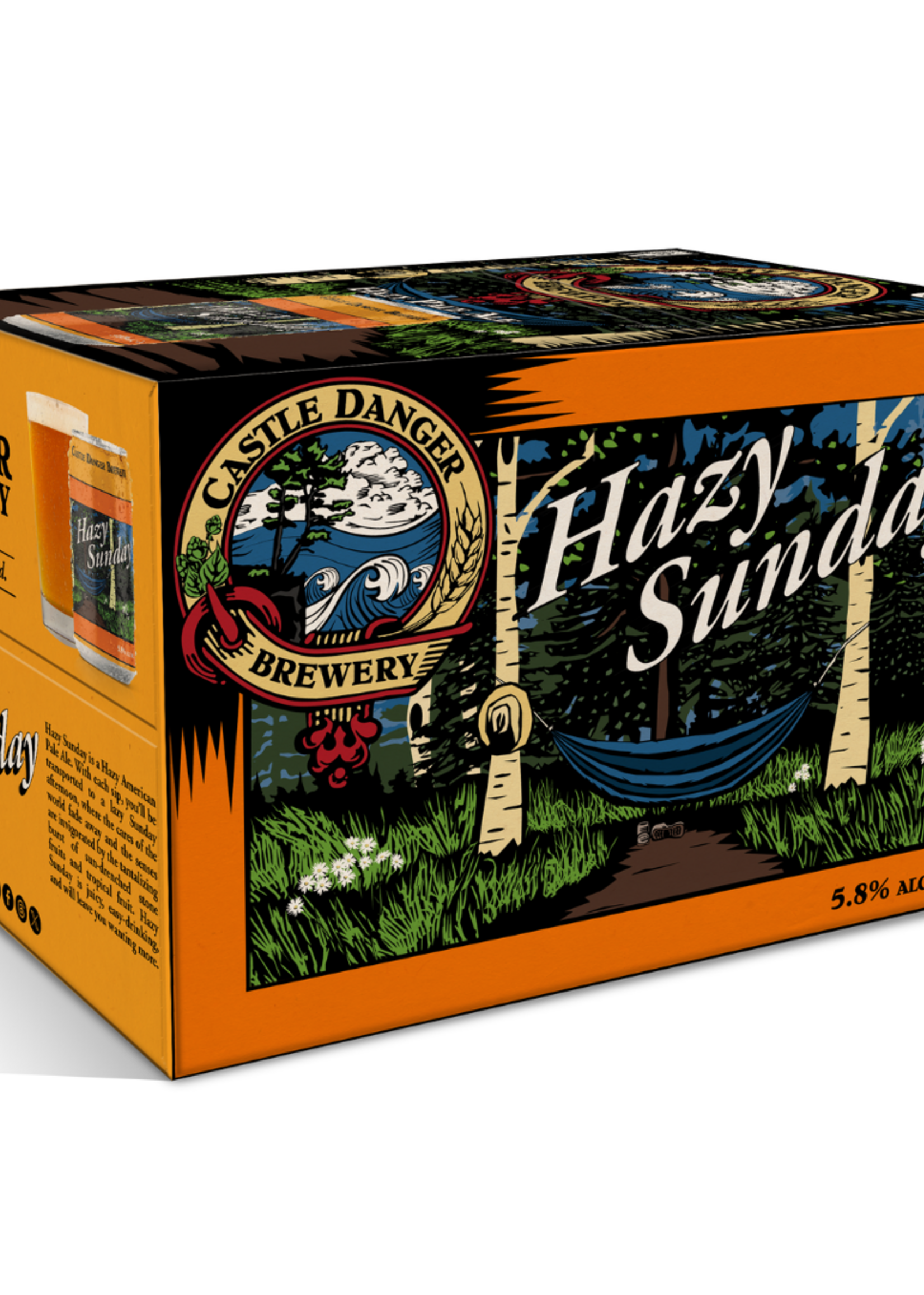 Castle Danger Brewing Co Castle Danger Hazy Sunday Pale Ale 6 can