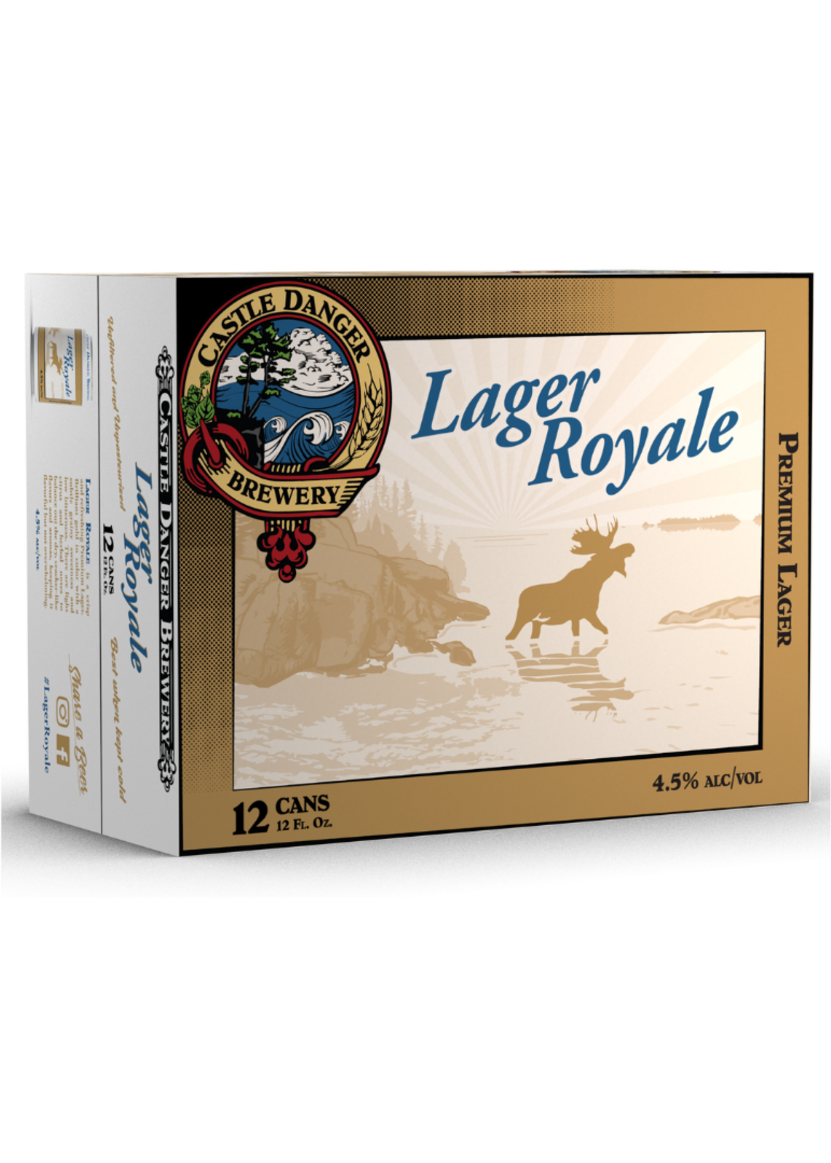 Castle Danger Brewing Co Castle Danger Lager Royale 12 Can