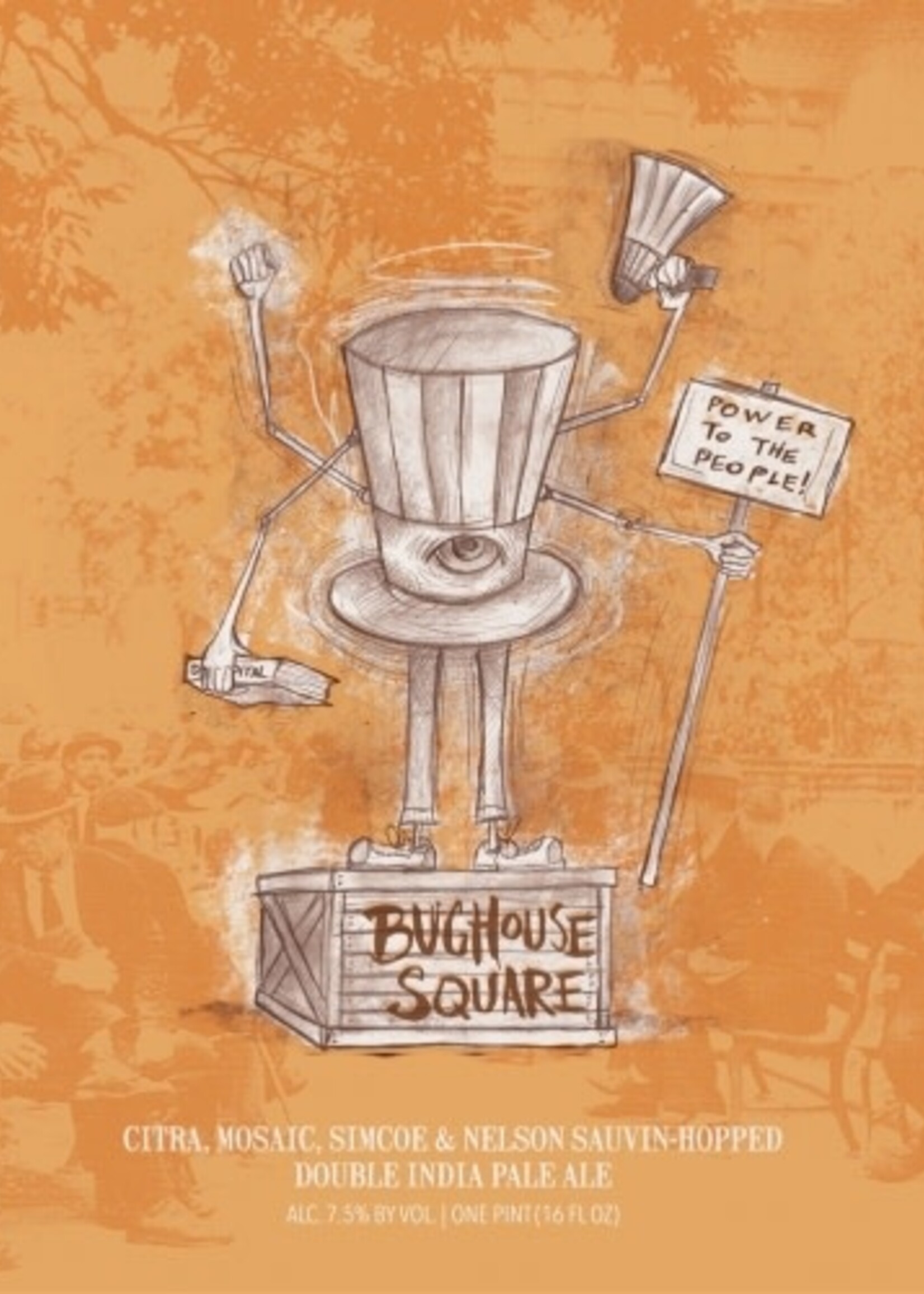 Hop Butcher Hop Butcher Bughouse Square DIPA 4 can