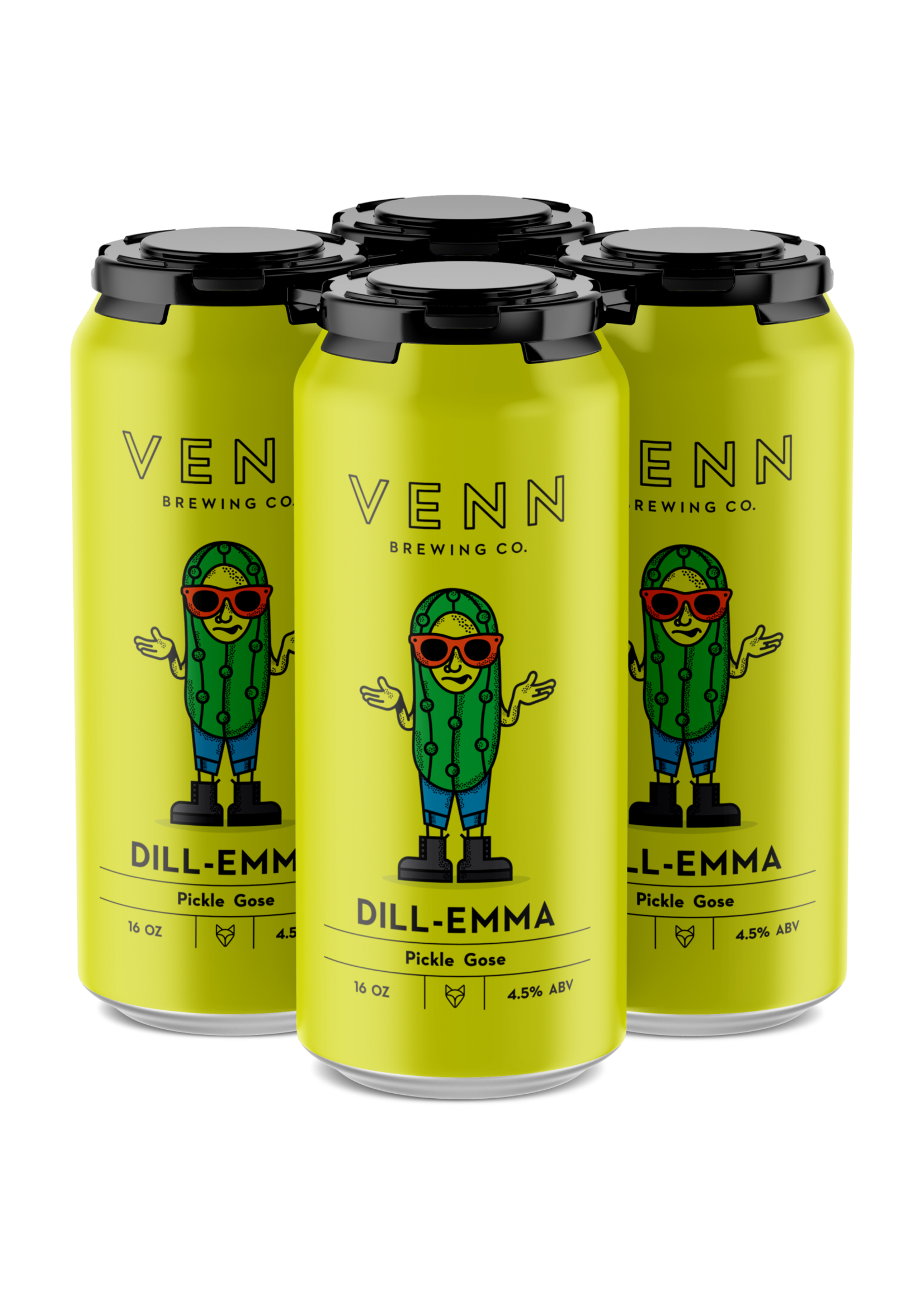 Venn Brewing Venn Brewing Dill-Emma Pickle Gose 4 pack