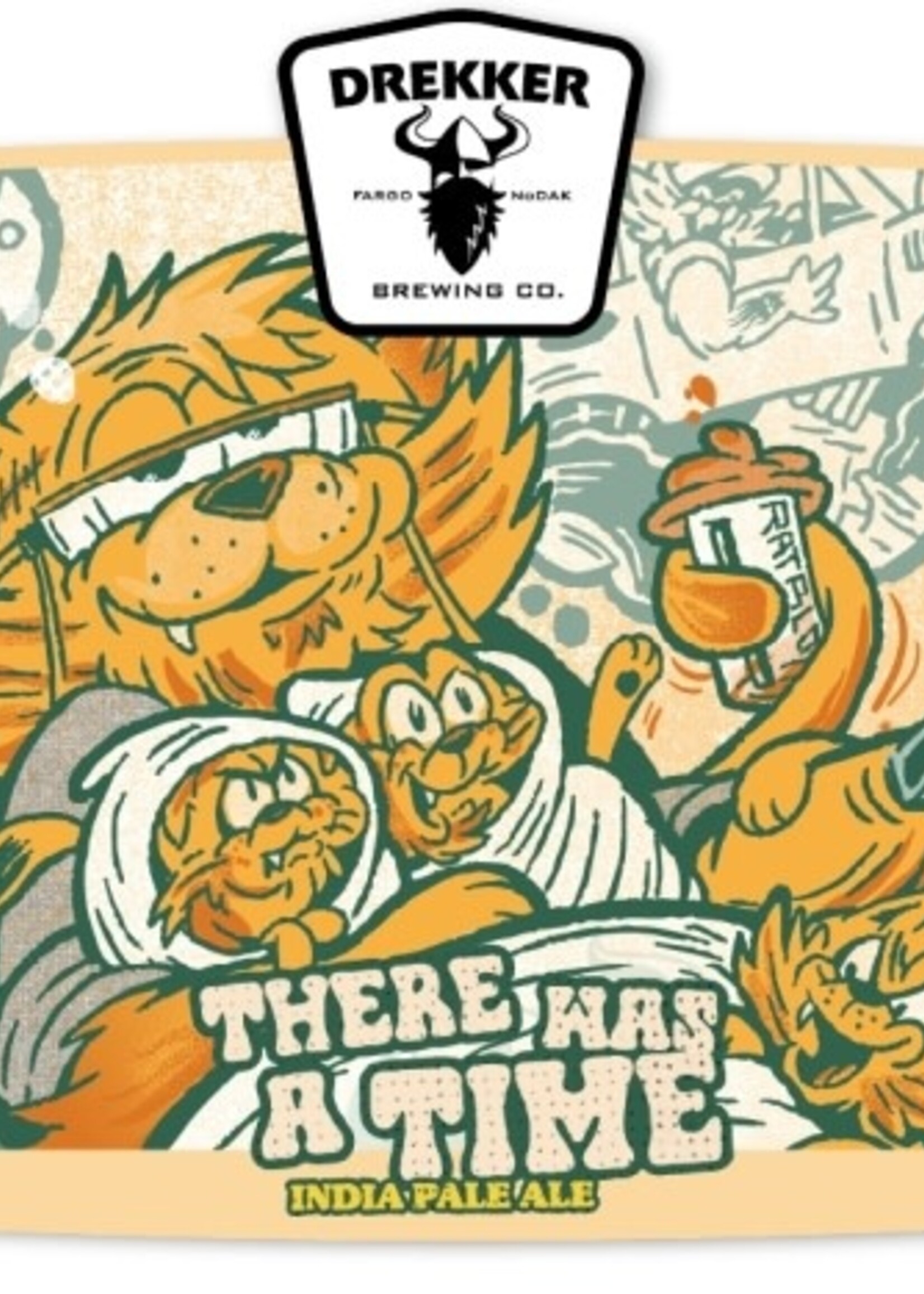 Drekker Drekker There Was A Time IPA 4 can