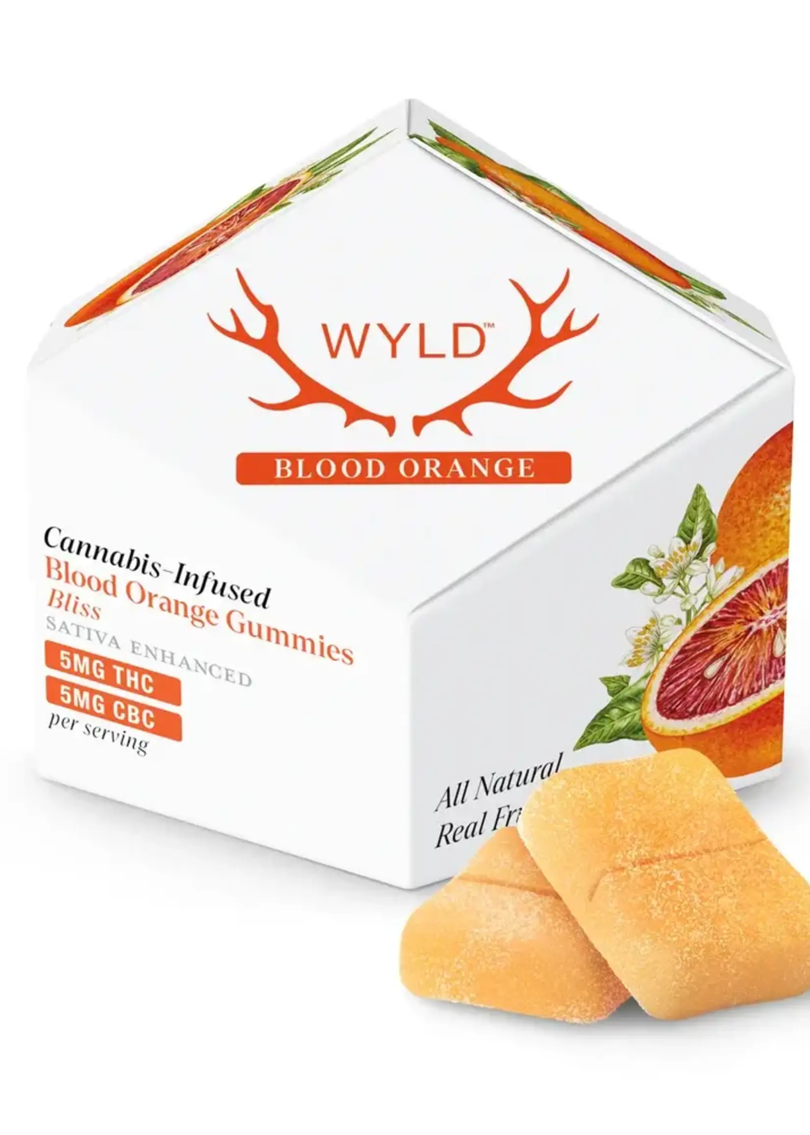 WYLD THC WYLD Blood Orange THC Gummy (5mg THC Per Serving)